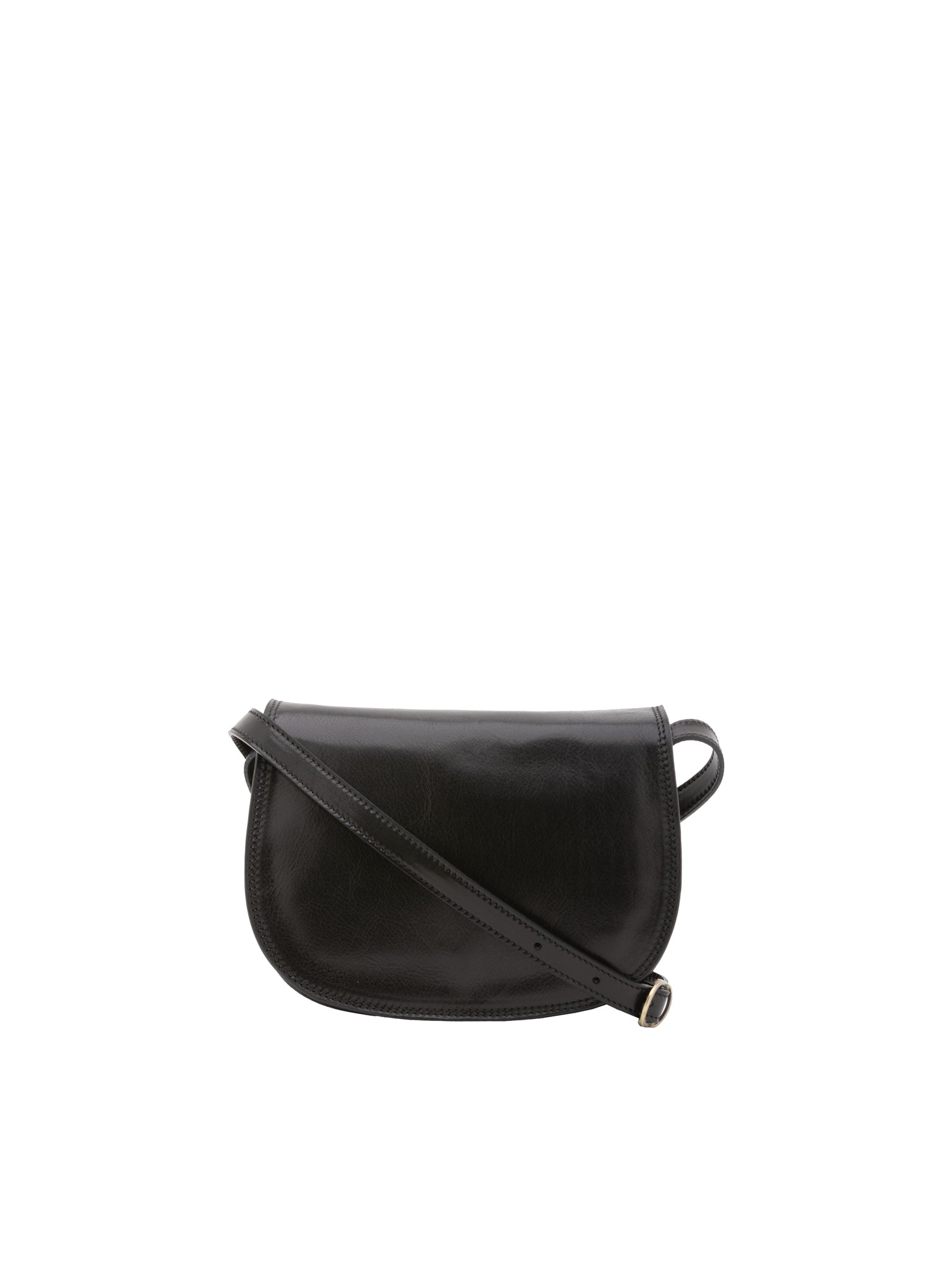 Borsa a tracolla da donna Vera pelle 5512-Nero I Fratelli
