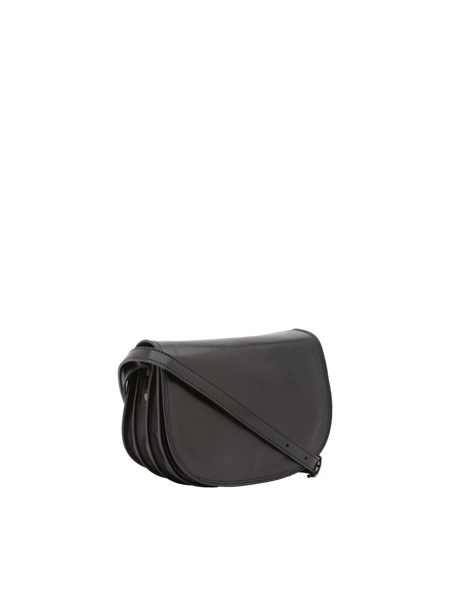 Borsa a tracolla da donna Vera pelle 5512-Nero I Fratelli