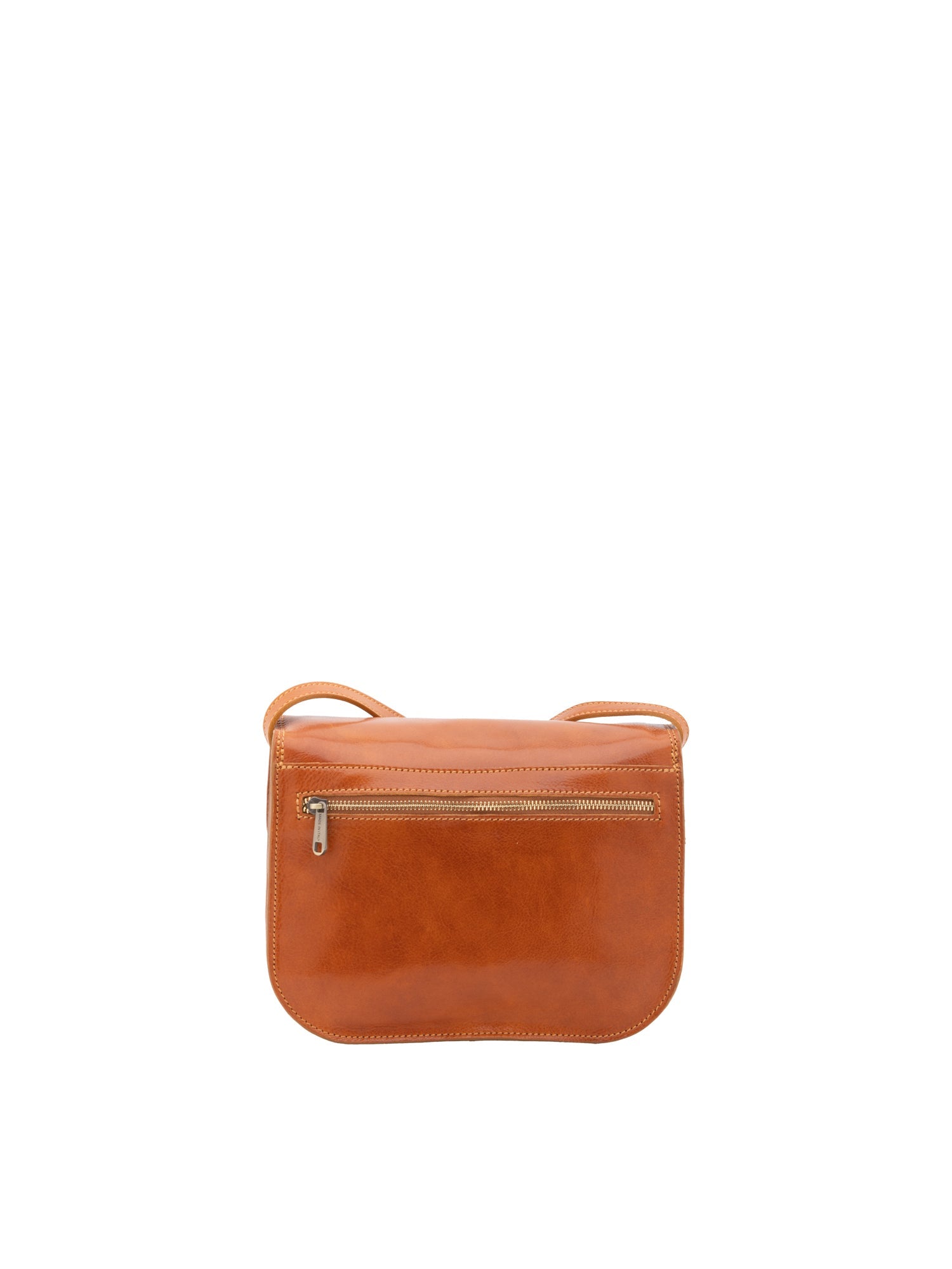 Borsa a tracolla da donna Vera pelle 5513-Cognac I Fratelli