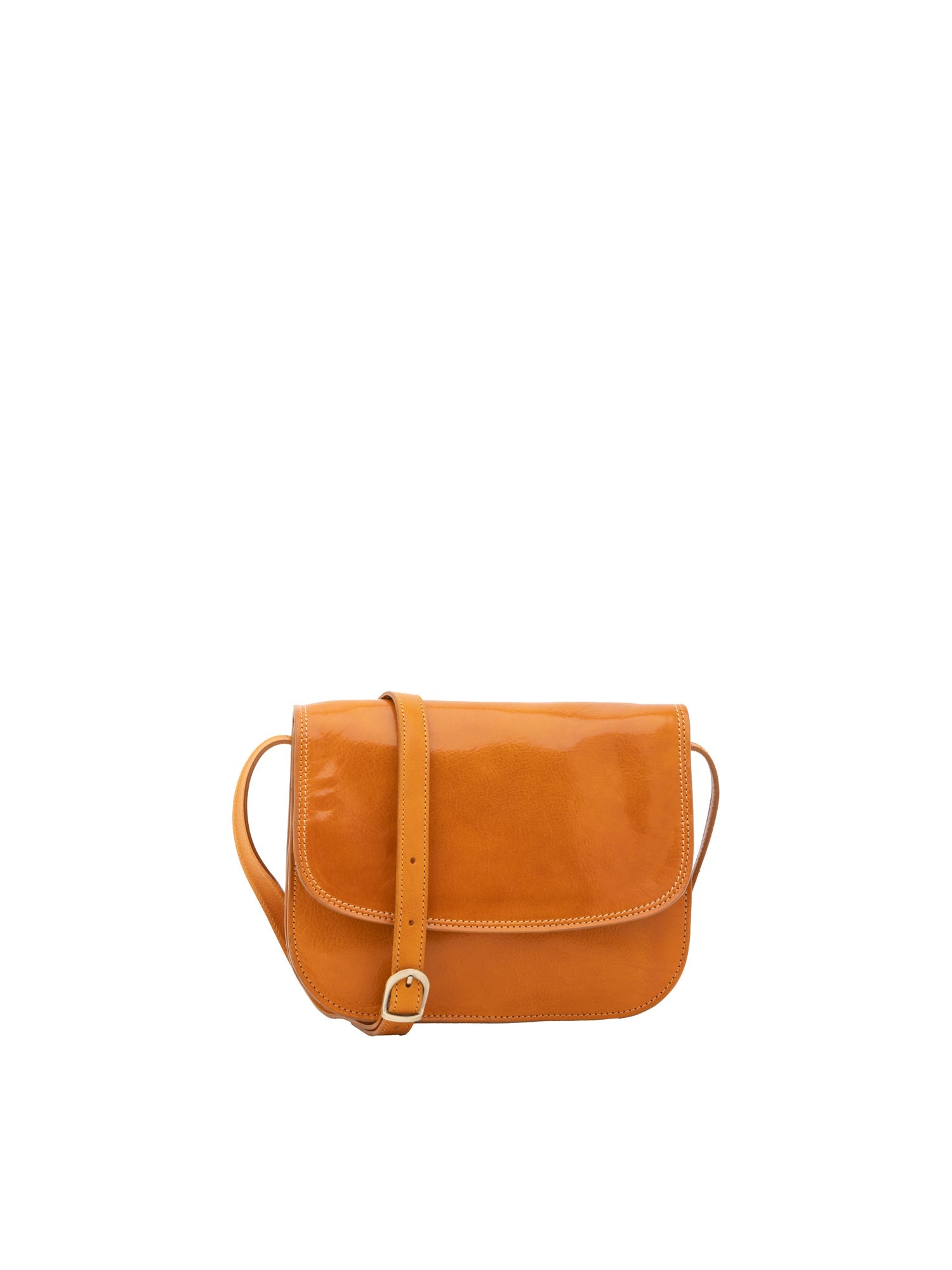 Borsa a tracolla da donna Vera pelle 5513-Giallo I Fratelli