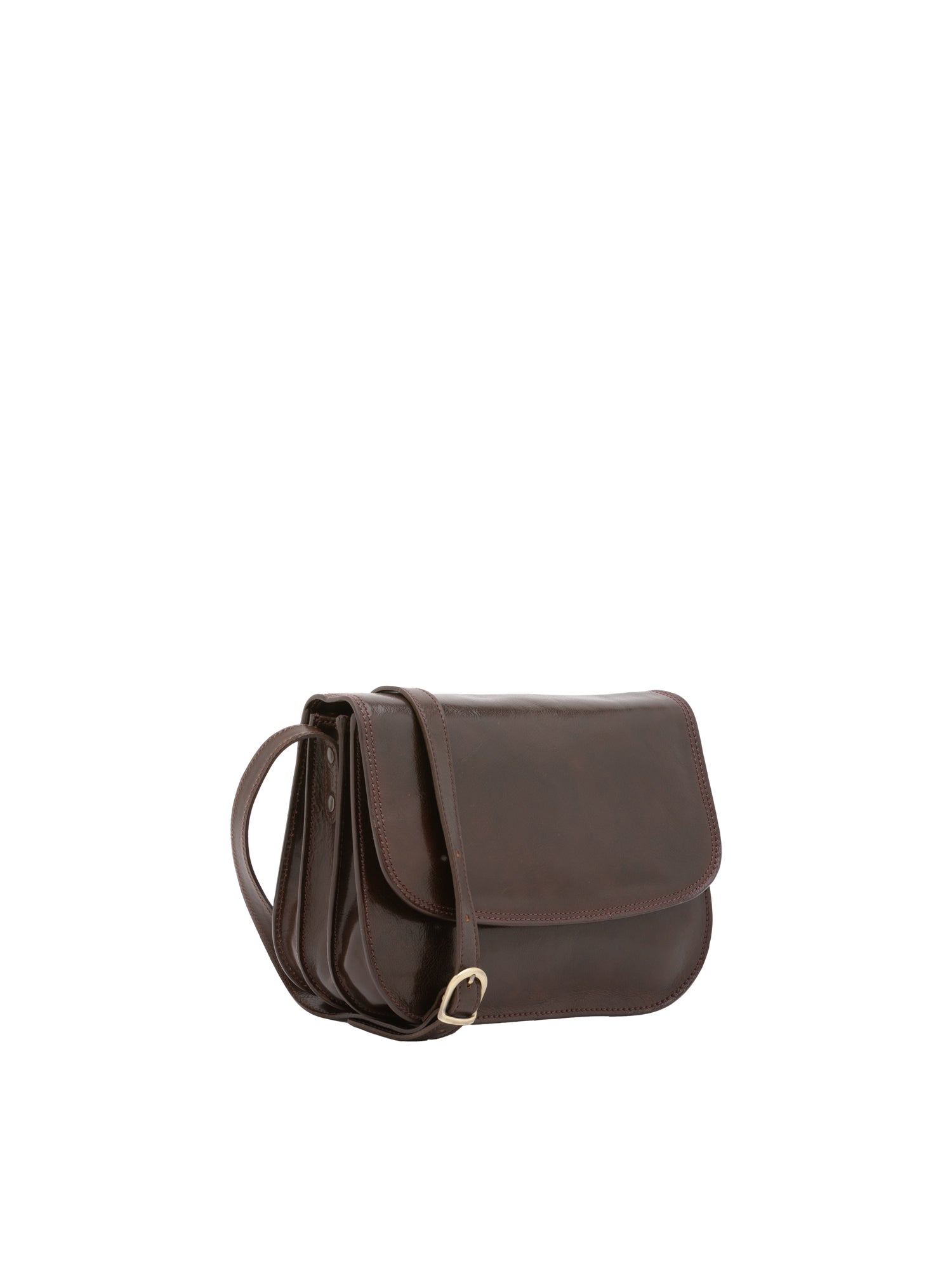 Borsa a tracolla da donna Vera pelle 5513-Tmoro I Fratelli
