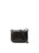 Borsa a tracolla da donna 100% pelle 5515-Nero I Fratelli