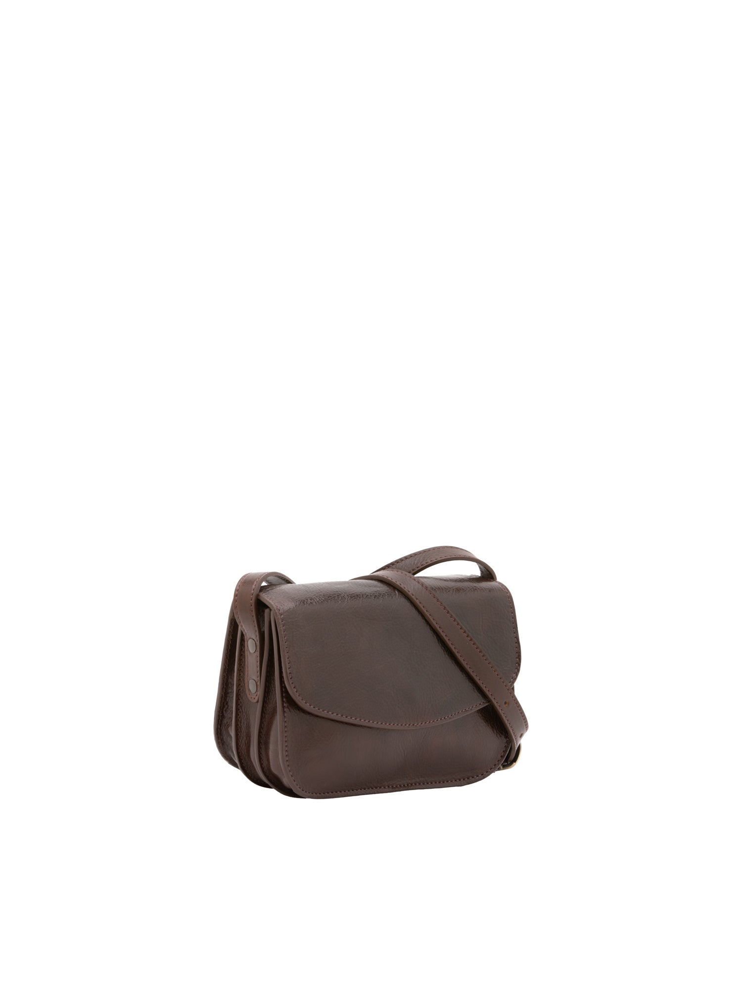 Borsa a tracolla da donna 100% pelle 5515-Tmoro I Fratelli