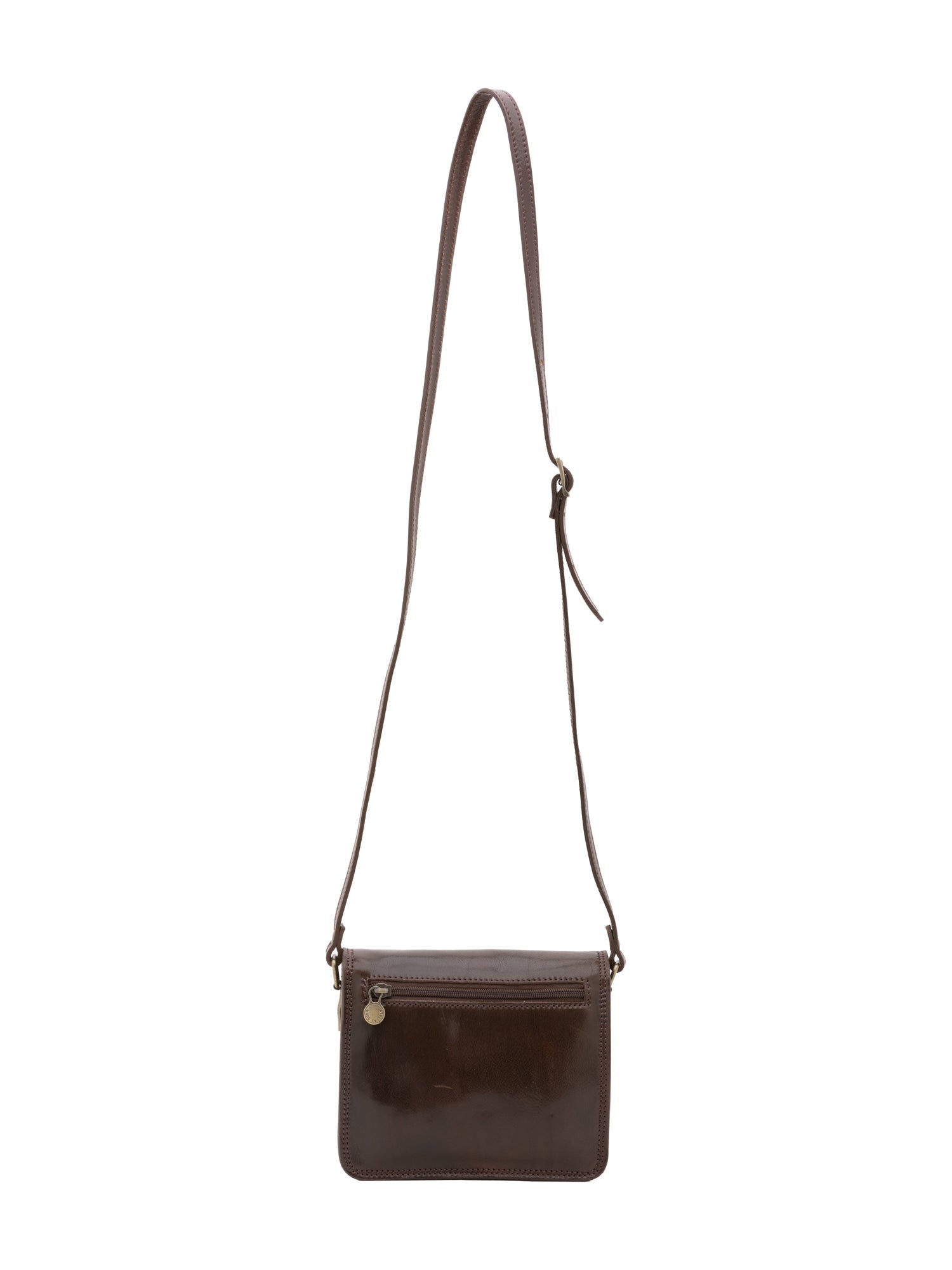 Borsa a tracolla da donna Vera pelle 5516-Tmoro I Fratelli