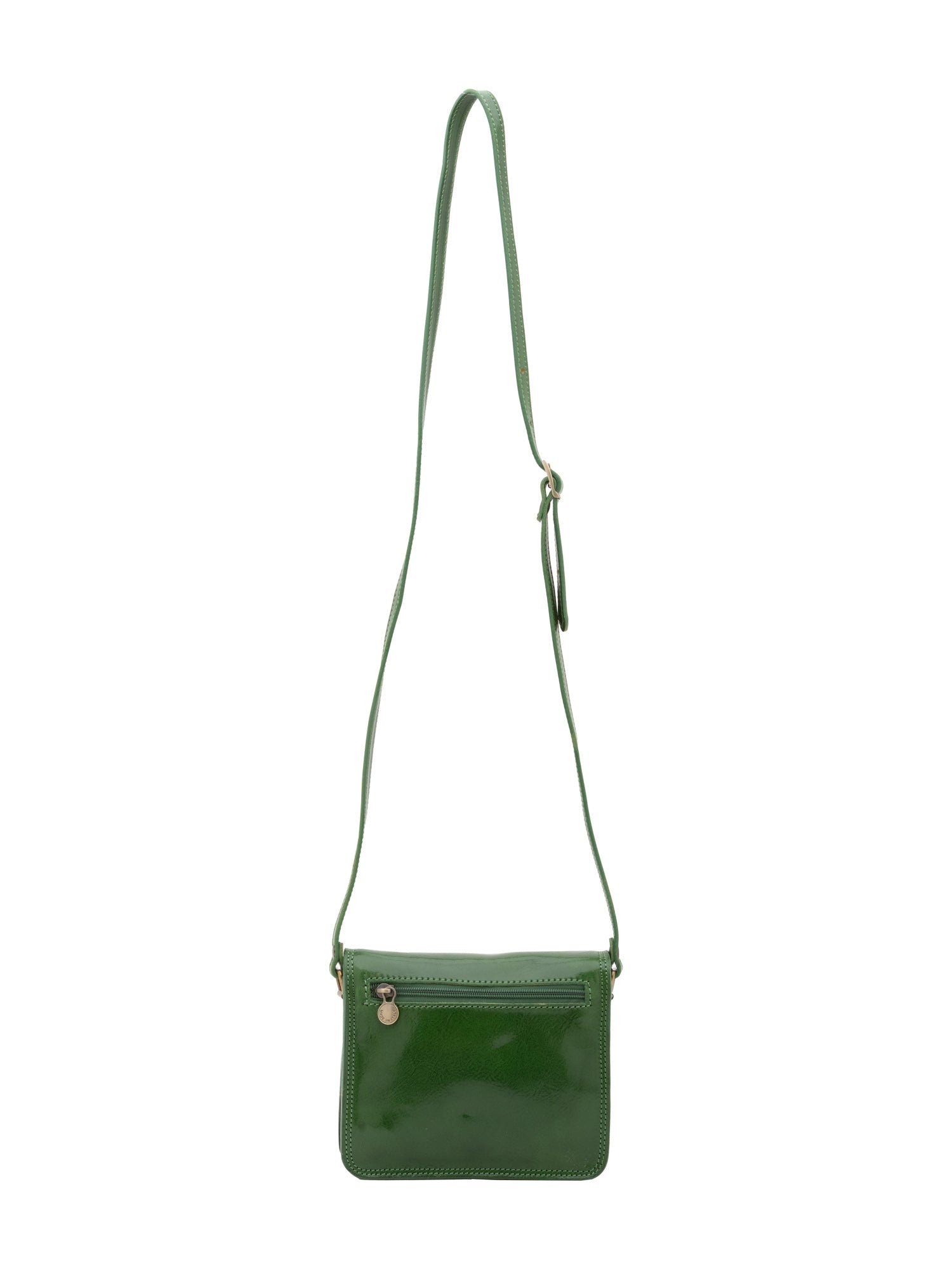 Borsa a tracolla da donna Vera pelle 5516-Verde I Fratelli