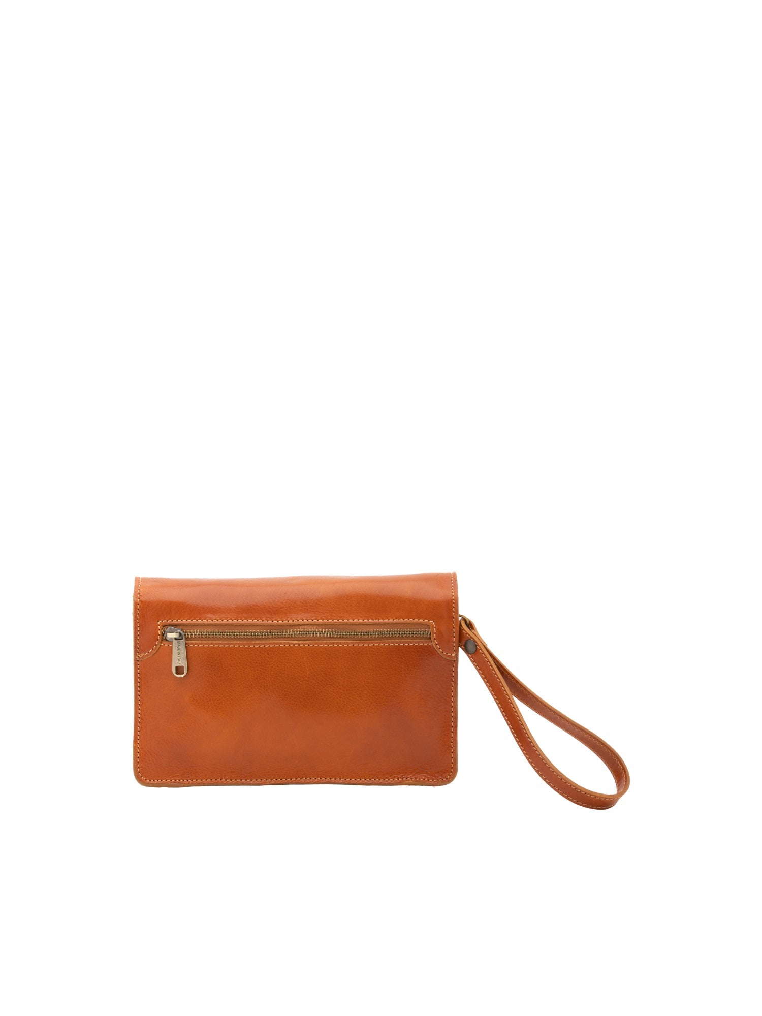 Borsa a mano da uomo in vera pelle 100% pelle 5517-Cognac I Fratelli