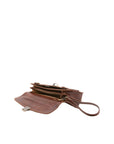 Borsa a mano da uomo in vera pelle 100% pelle 5517-Marrone I Fratelli