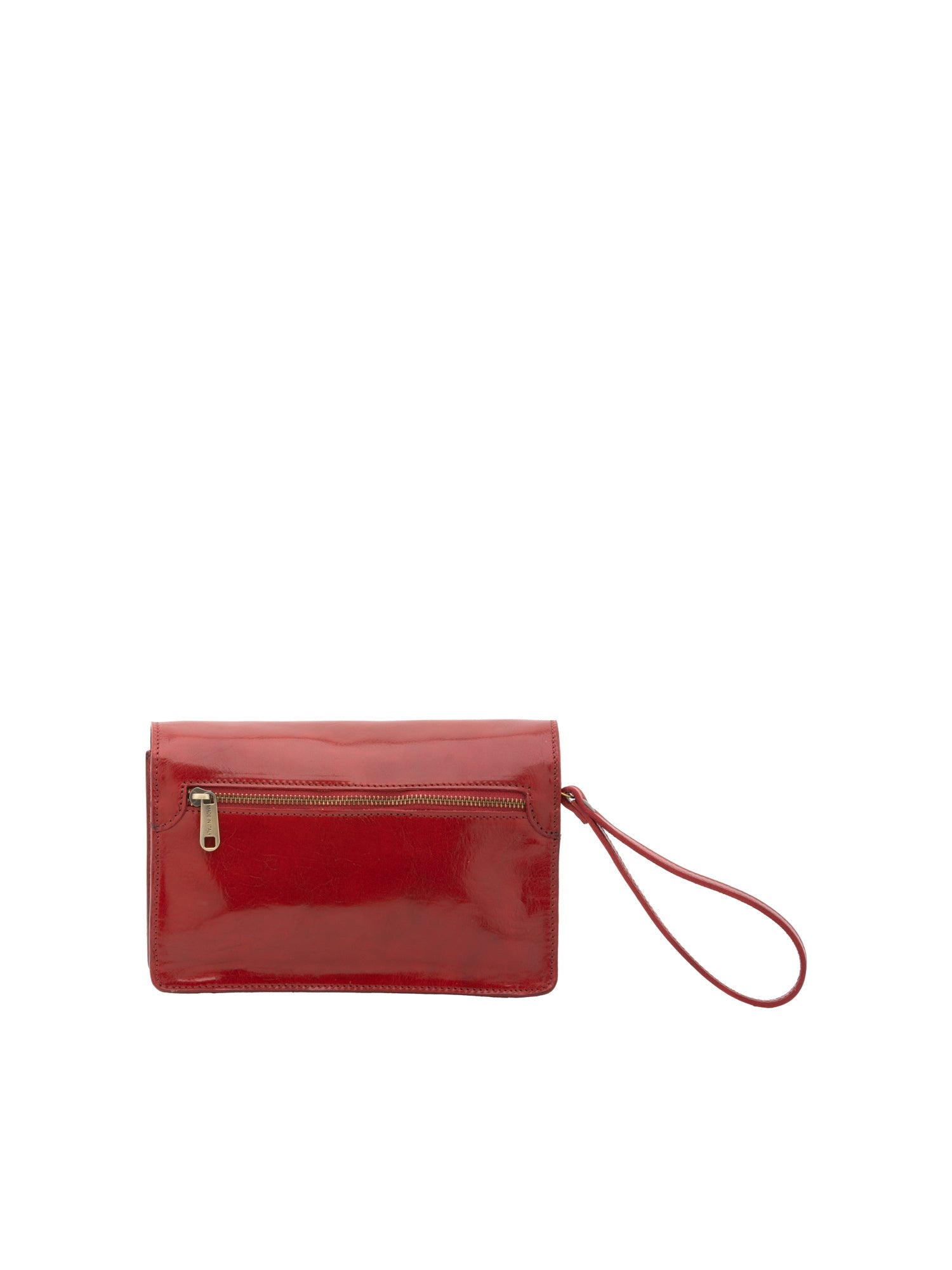 Borsa a mano da uomo in vera pelle 100% pelle 5517-Rosso I Fratelli