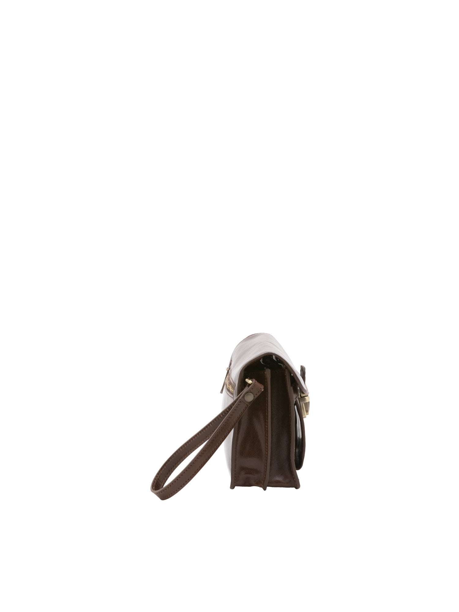 Borsa a mano da uomo in vera pelle 100% pelle 5517-Tmoro I Fratelli