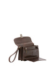Borsa a mano da uomo in vera pelle 100% pelle 5517-Tmoro I Fratelli