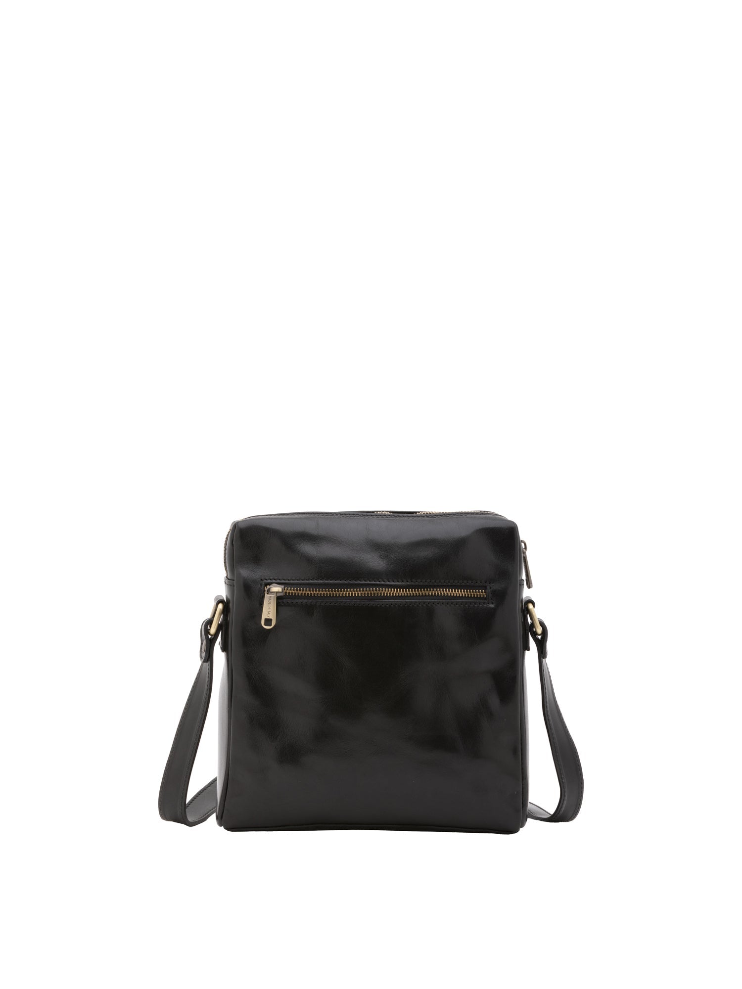 Borsa a tracolla uomo in vera pelle Made in Italy 5519-Nero I Fratelli