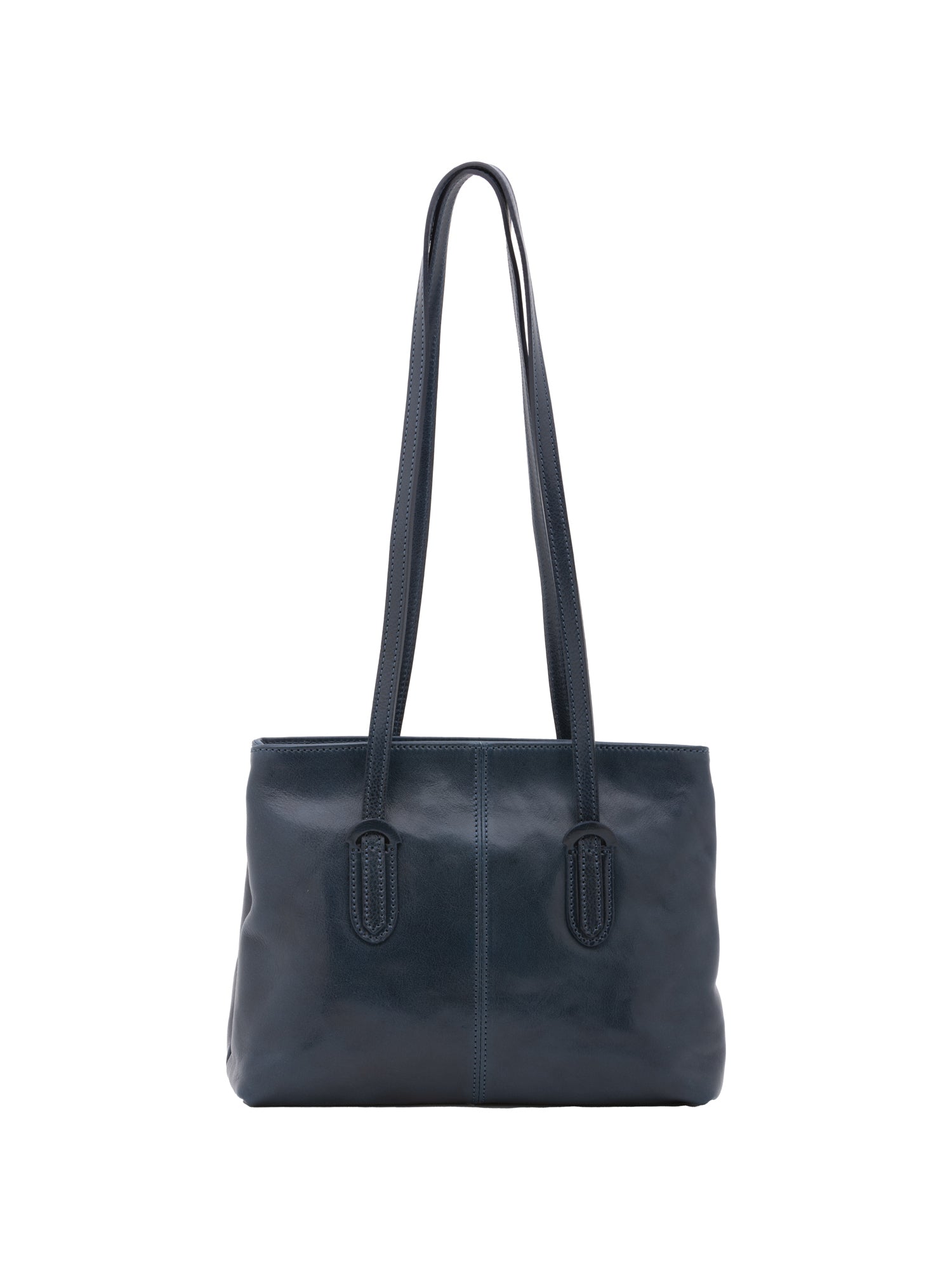 Borsa a spalla da donna Vera pelle 5520-Blu I Fratelli