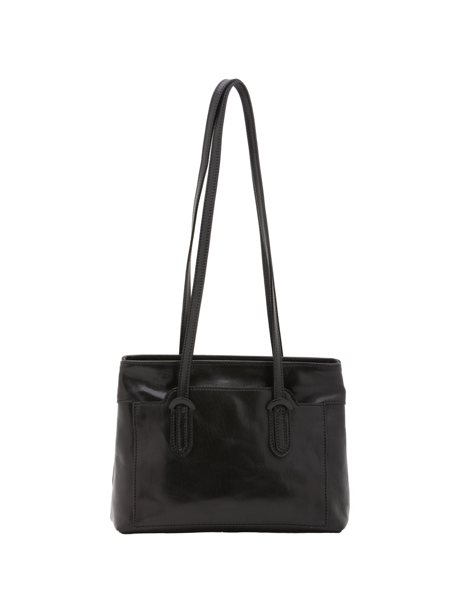 Borsa a spalla da donna Vera pelle 5520-Nero I Fratelli