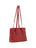 Borsa a spalla da donna Vera pelle 5520-Rosso I Fratelli