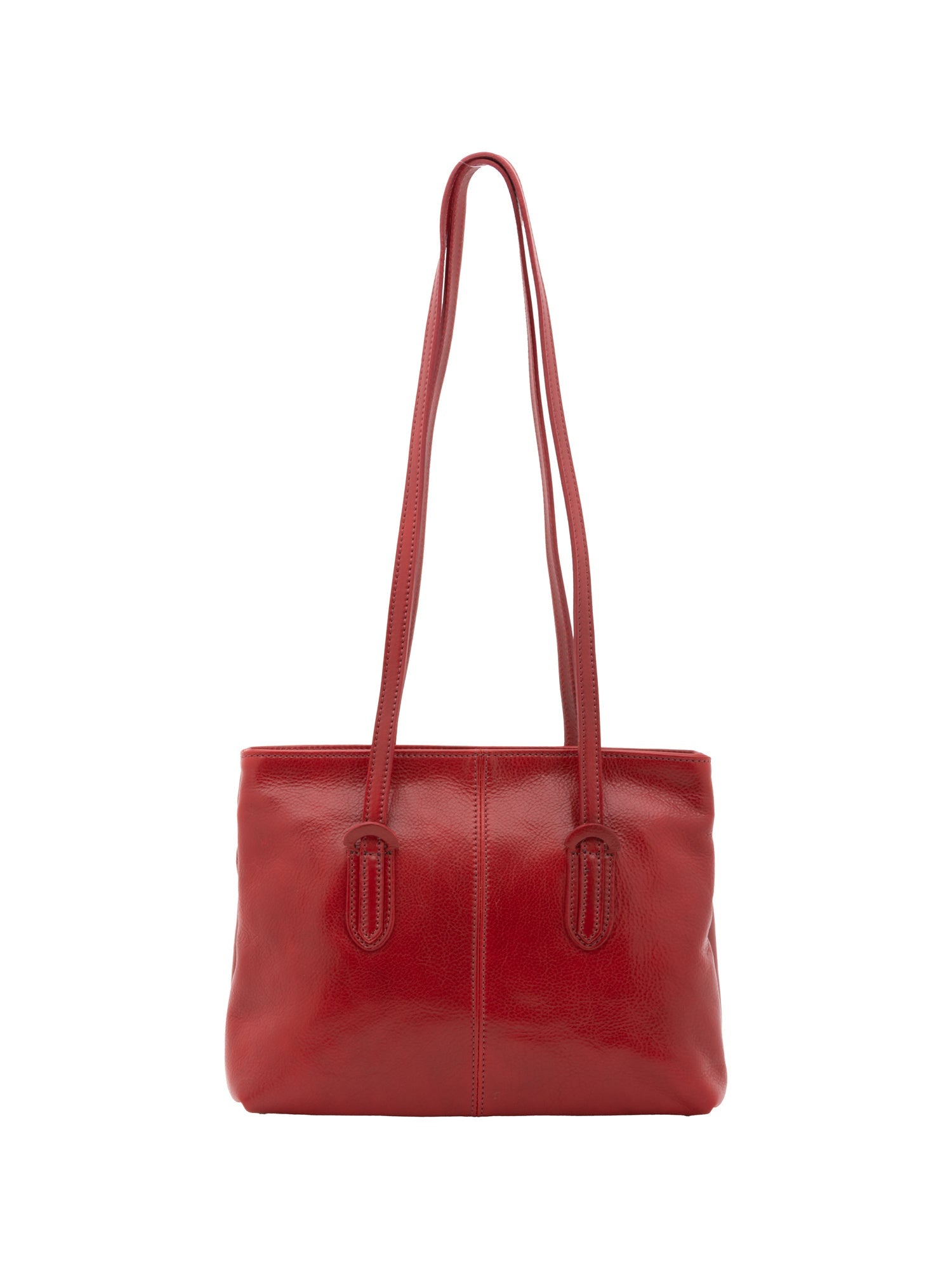 Borsa a spalla da donna Vera pelle 5520-Rosso I Fratelli