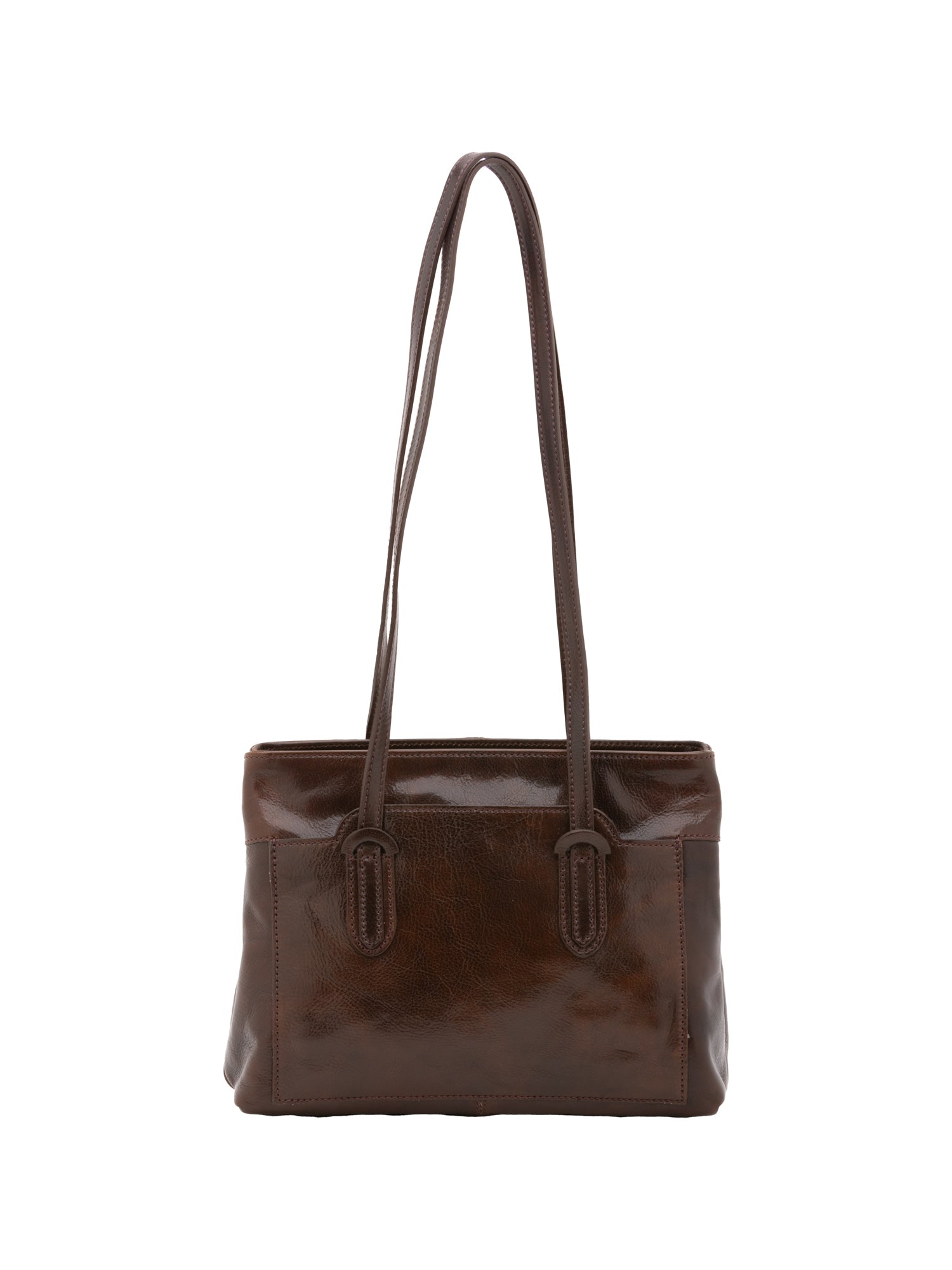 Borsa a spalla da donna Vera pelle 5520-Tmoro I Fratelli