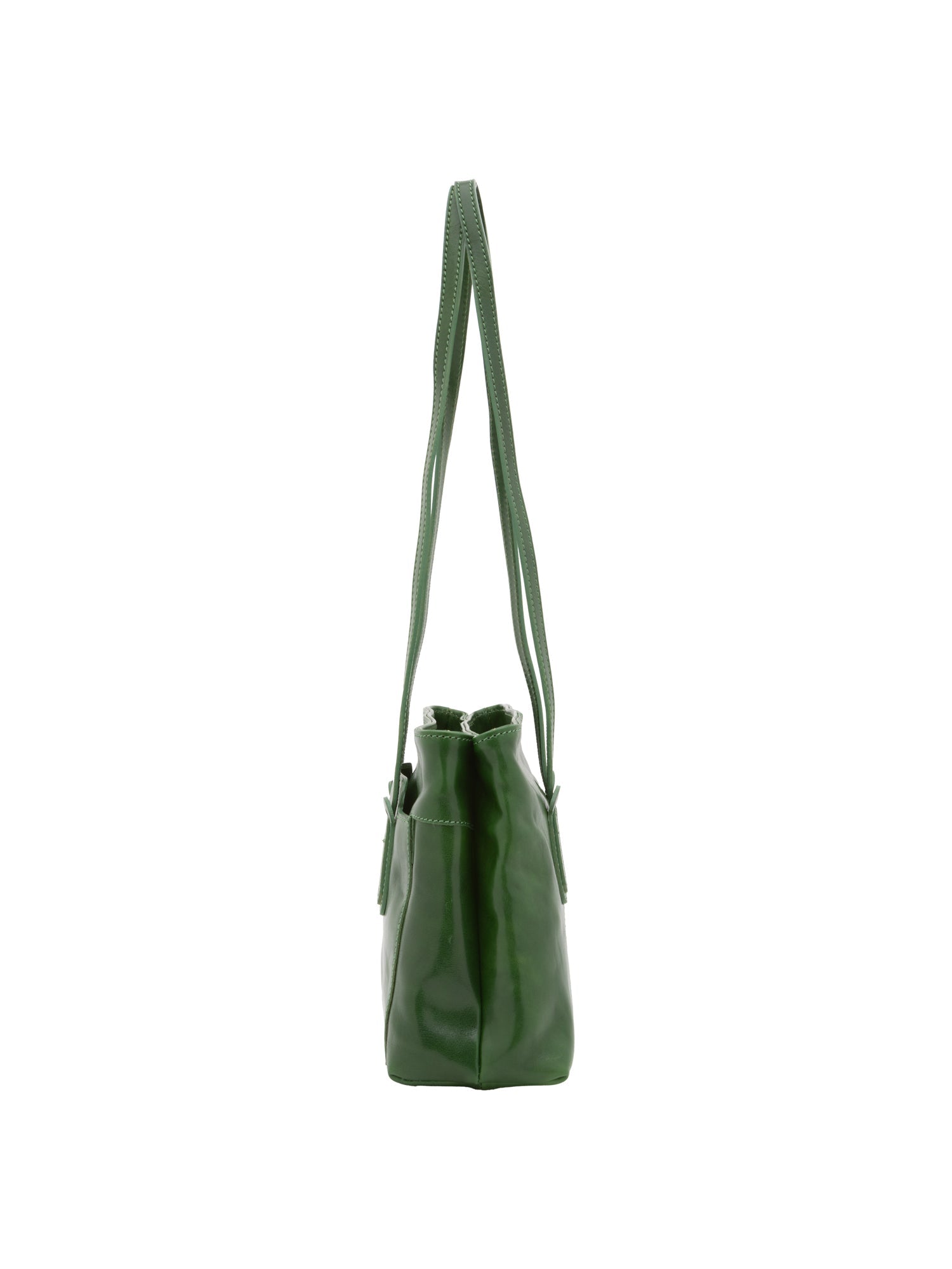 Borsa a spalla da donna Vera pelle 5520-Verde I Fratelli