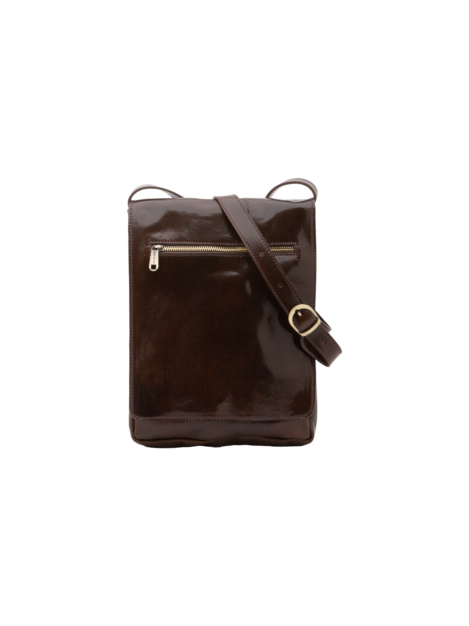 Borsa a tracolla uomo in vera pelle Made in Italy 5526-Tmoro I Fratelli
