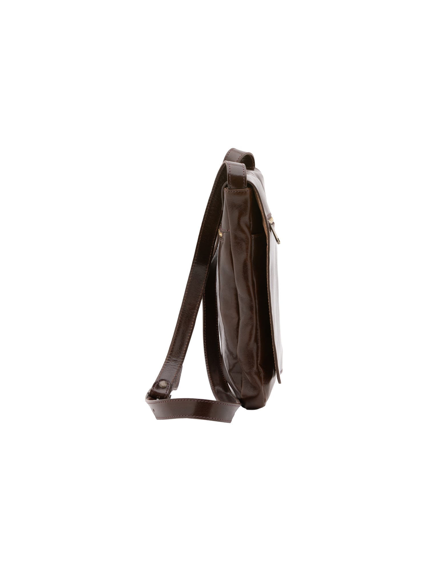 Borsa a tracolla uomo in vera pelle Made in Italy 5526-Tmoro I Fratelli