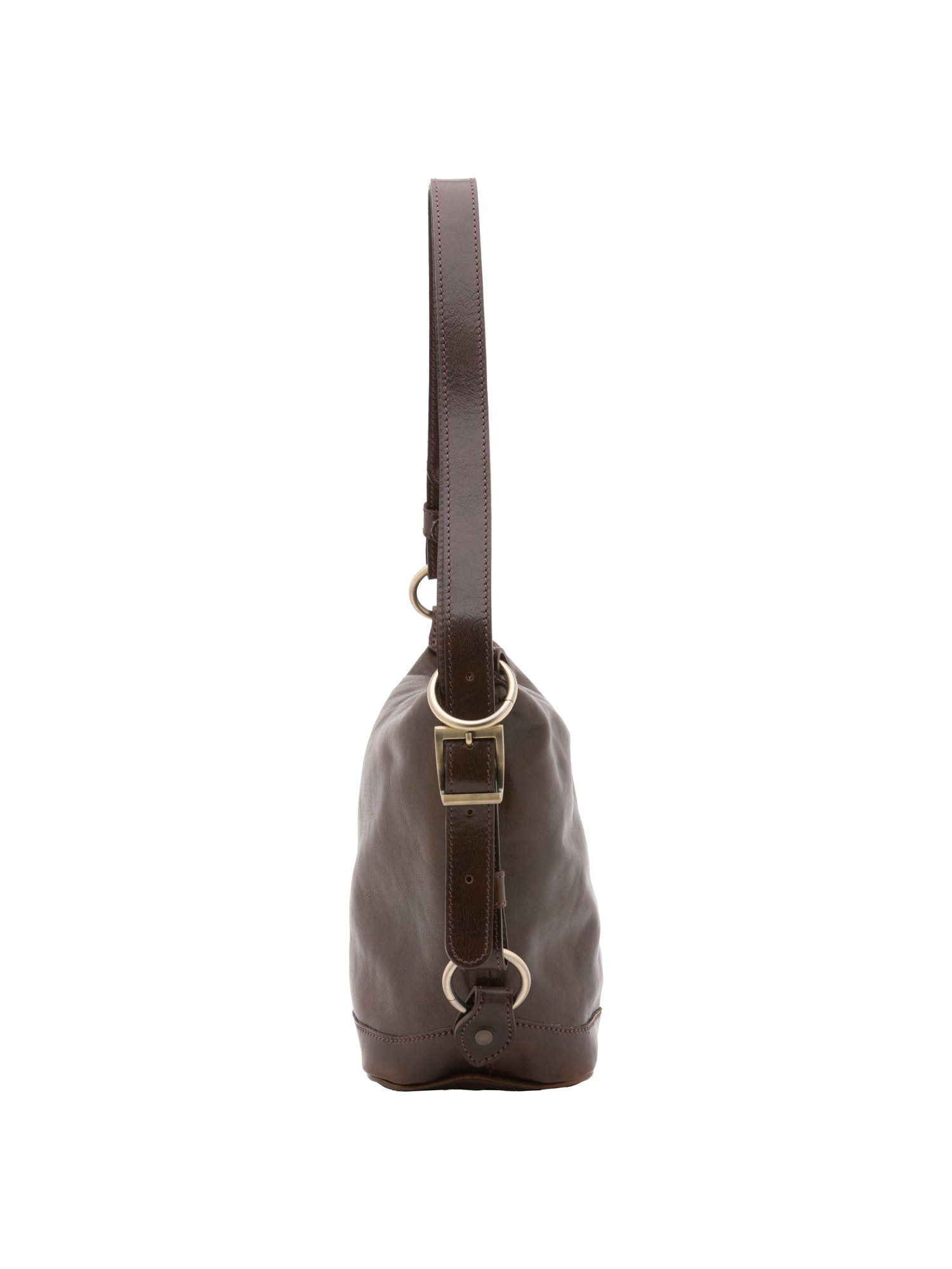 Borsa a secchiello da donna Vera pelle 5527-Tmoro I Fratelli