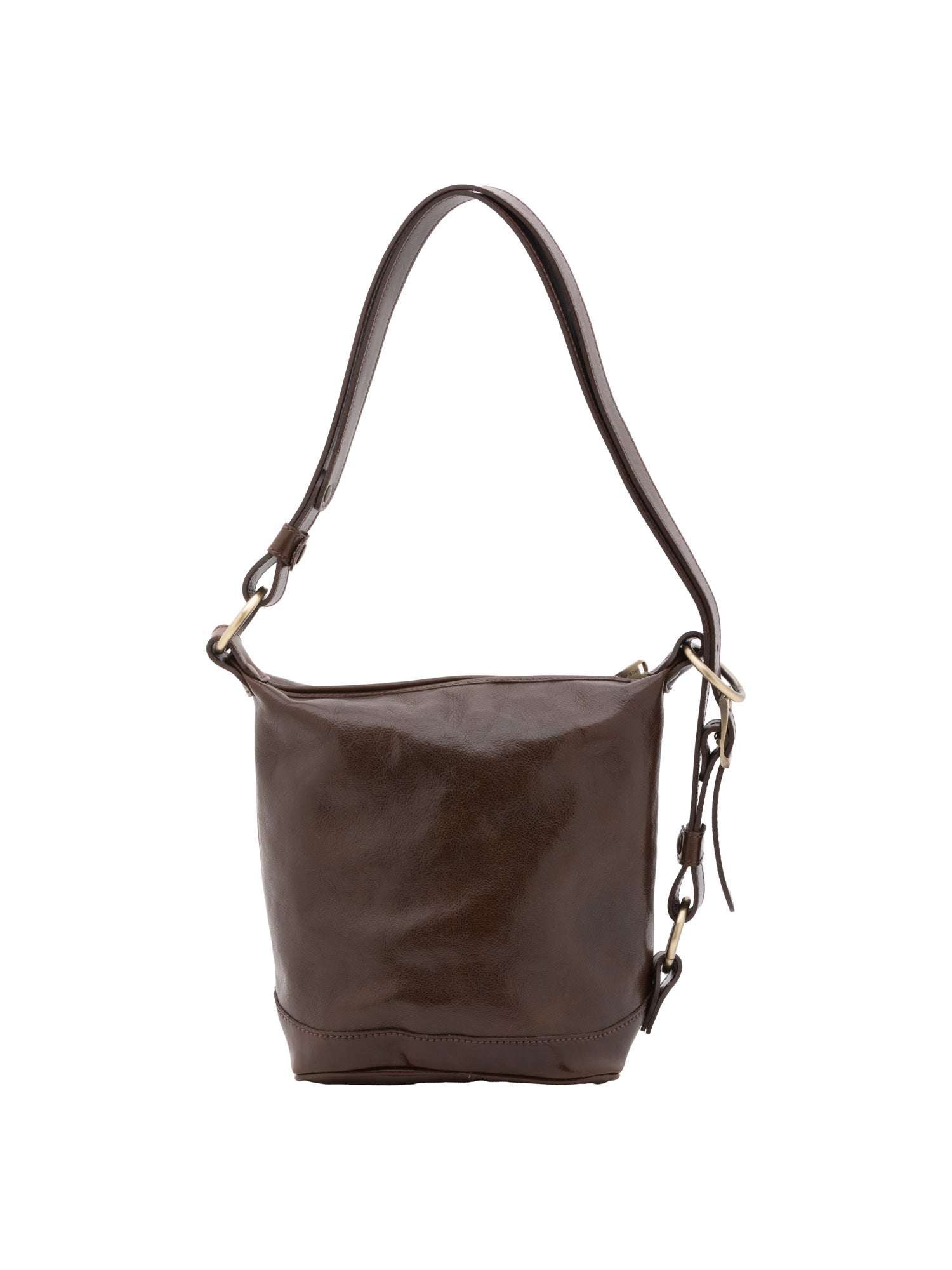 Borsa a secchiello da donna Vera pelle 5527-Tmoro I Fratelli