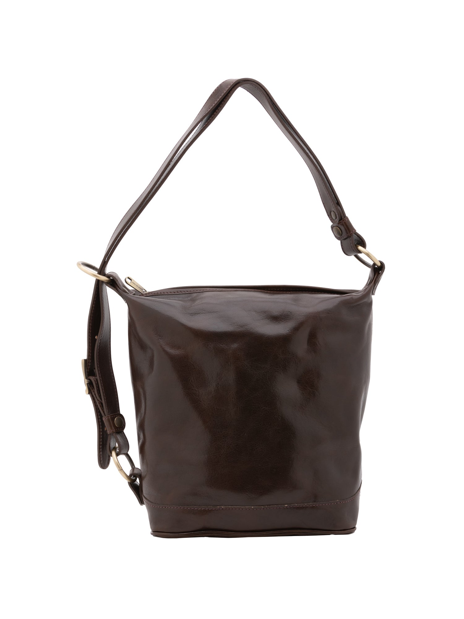 Borsa a secchiello da donna Vera pelle 5528-Tmoro I Fratelli