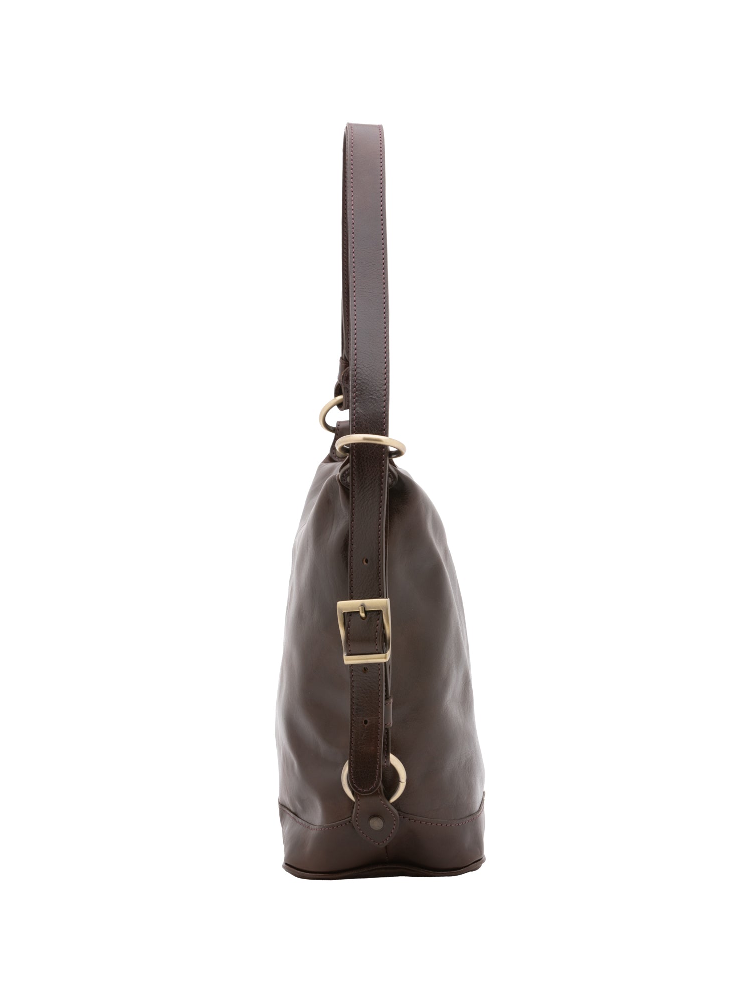 Borsa a secchiello da donna Vera pelle 5528-Tmoro I Fratelli