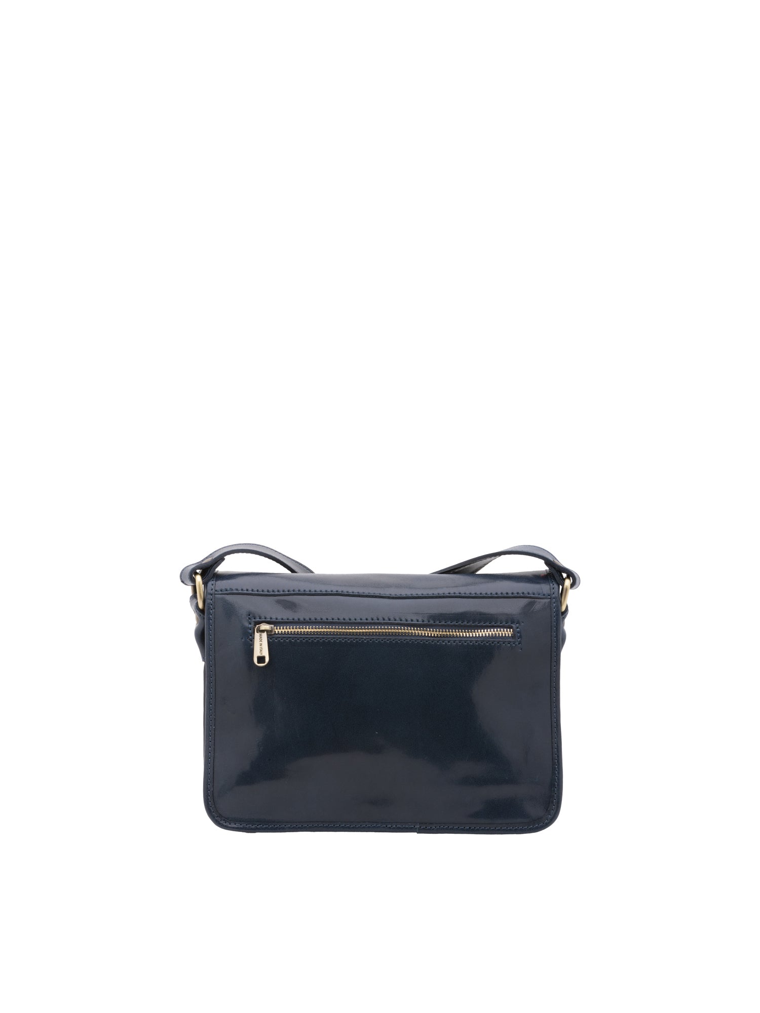 Borsa a tracolla da donna 100% vera pelle 5529-Blu I Fratelli