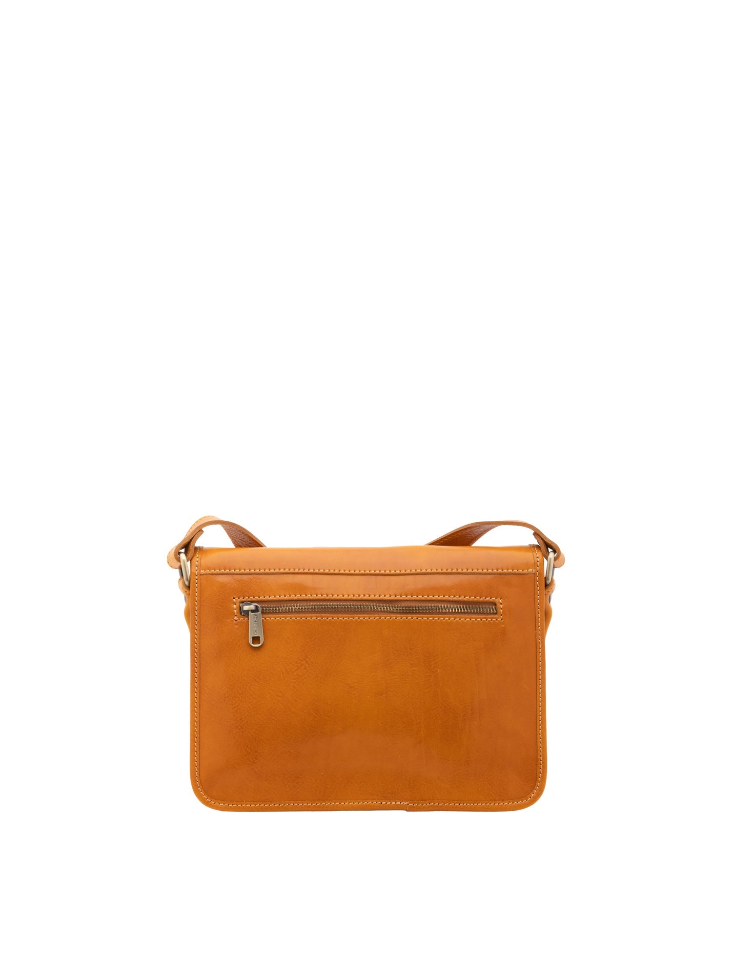 Borsa a tracolla da donna 100% vera pelle 5529-Senape I Fratelli