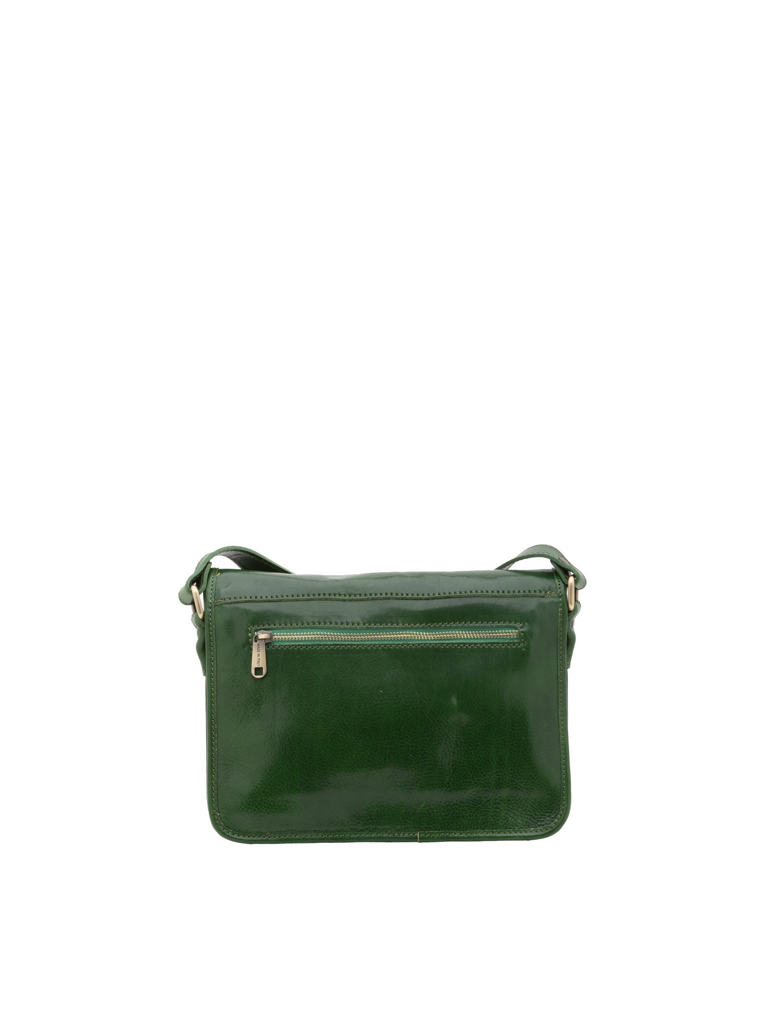 Borsa a tracolla da donna 100% vera pelle 5529-Verde I Fratelli