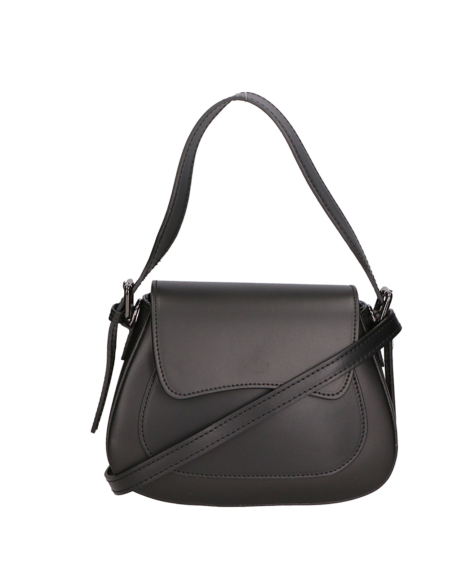 Valda Borsa a mano da donna Vera pelle 06523-P218 NERO Chiara Ferretti
