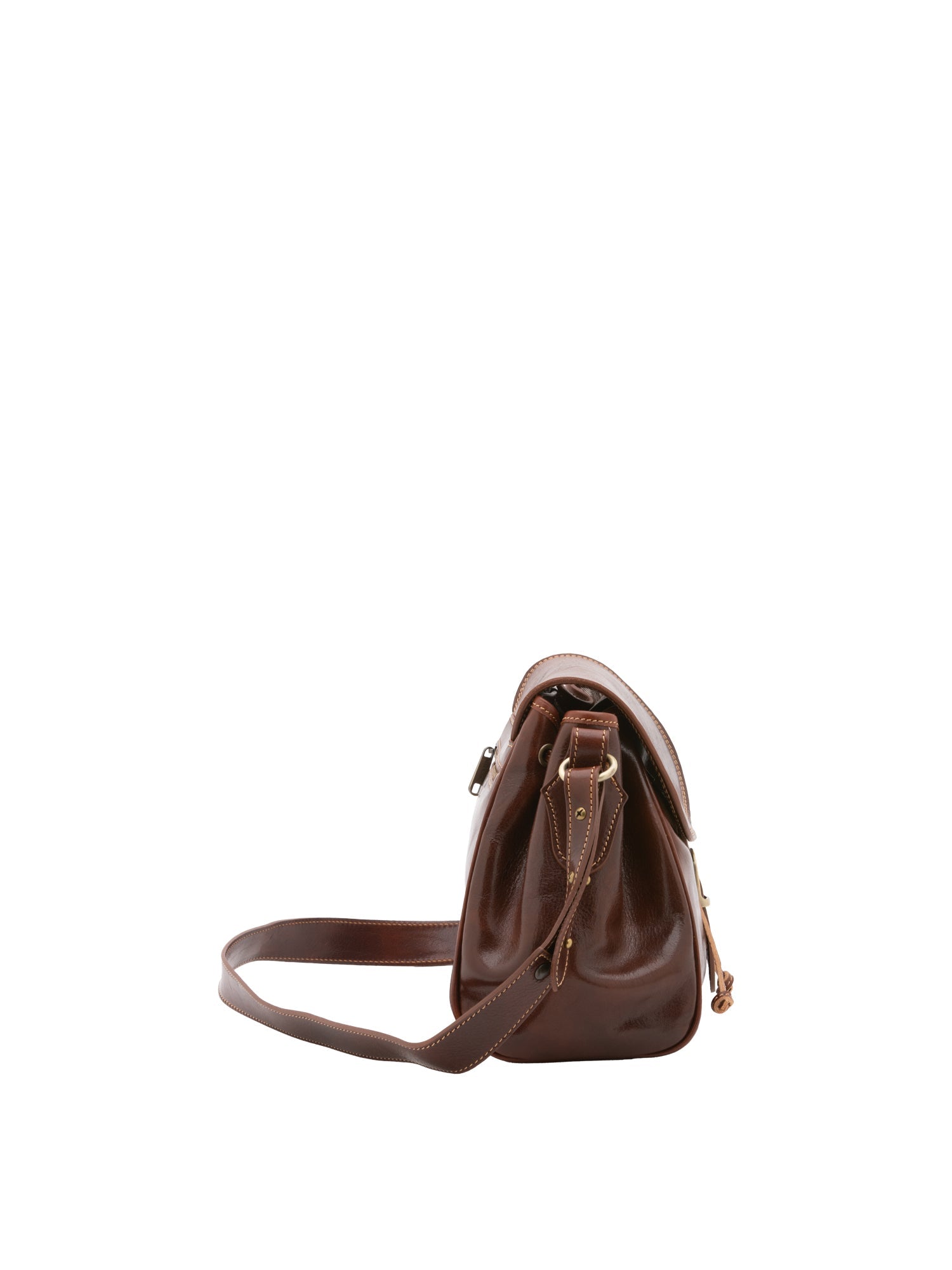 Borsa a secchiello da donna Vera pelle 5531-Marrone I Fratelli