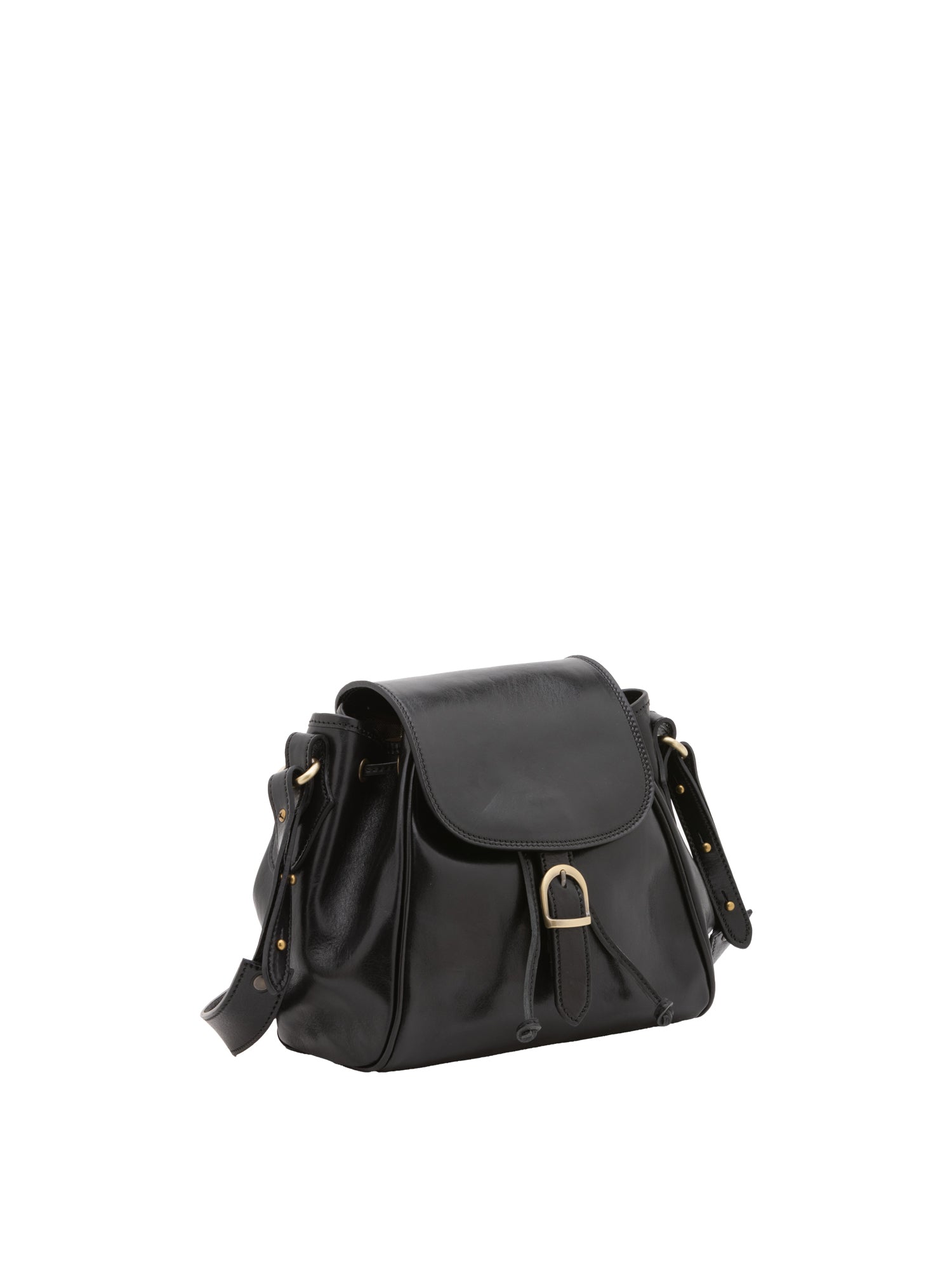 Borsa a secchiello da donna Vera pelle 5531-Nero I Fratelli