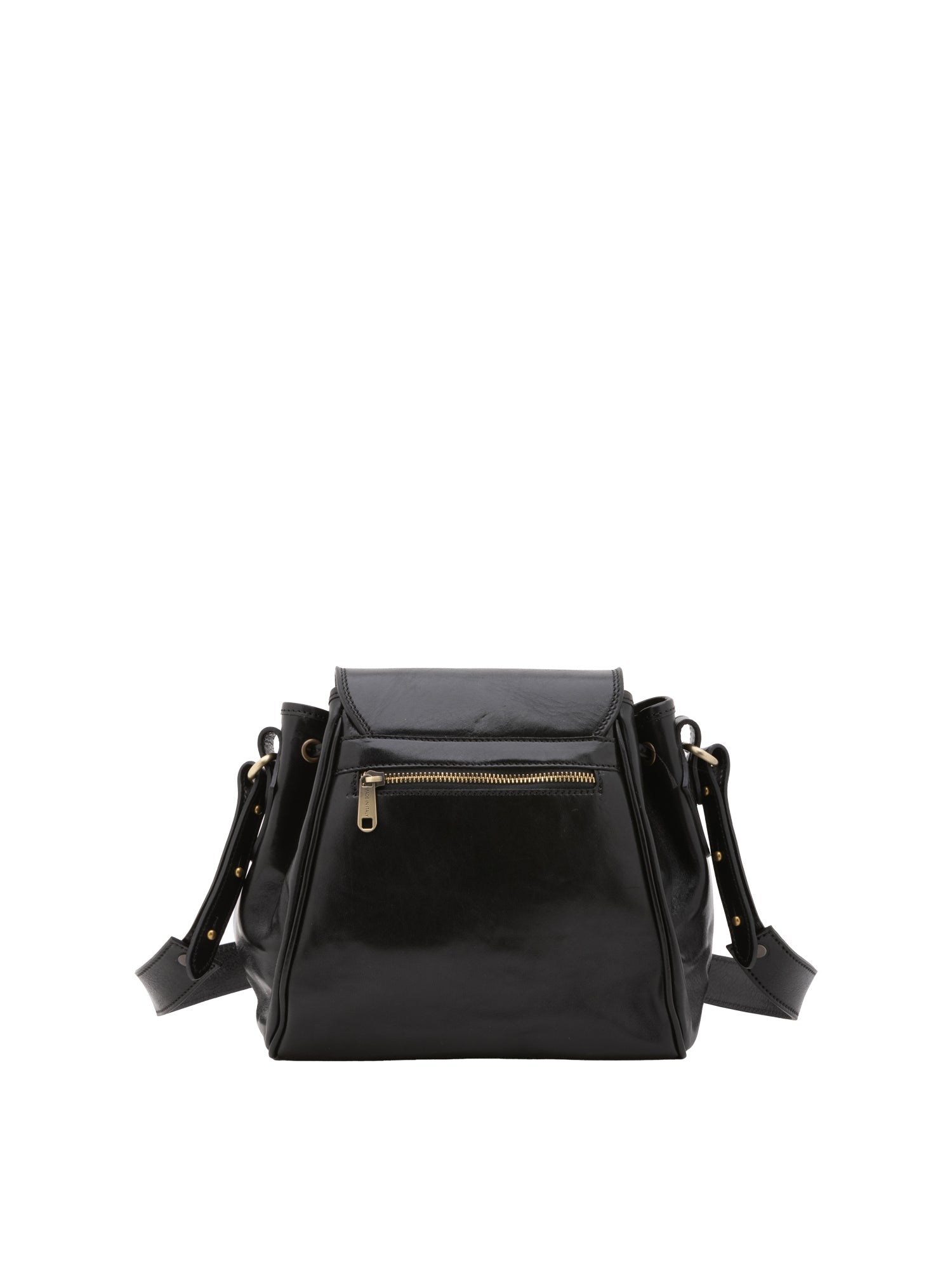 Borsa a secchiello da donna Vera pelle 5531-Nero I Fratelli