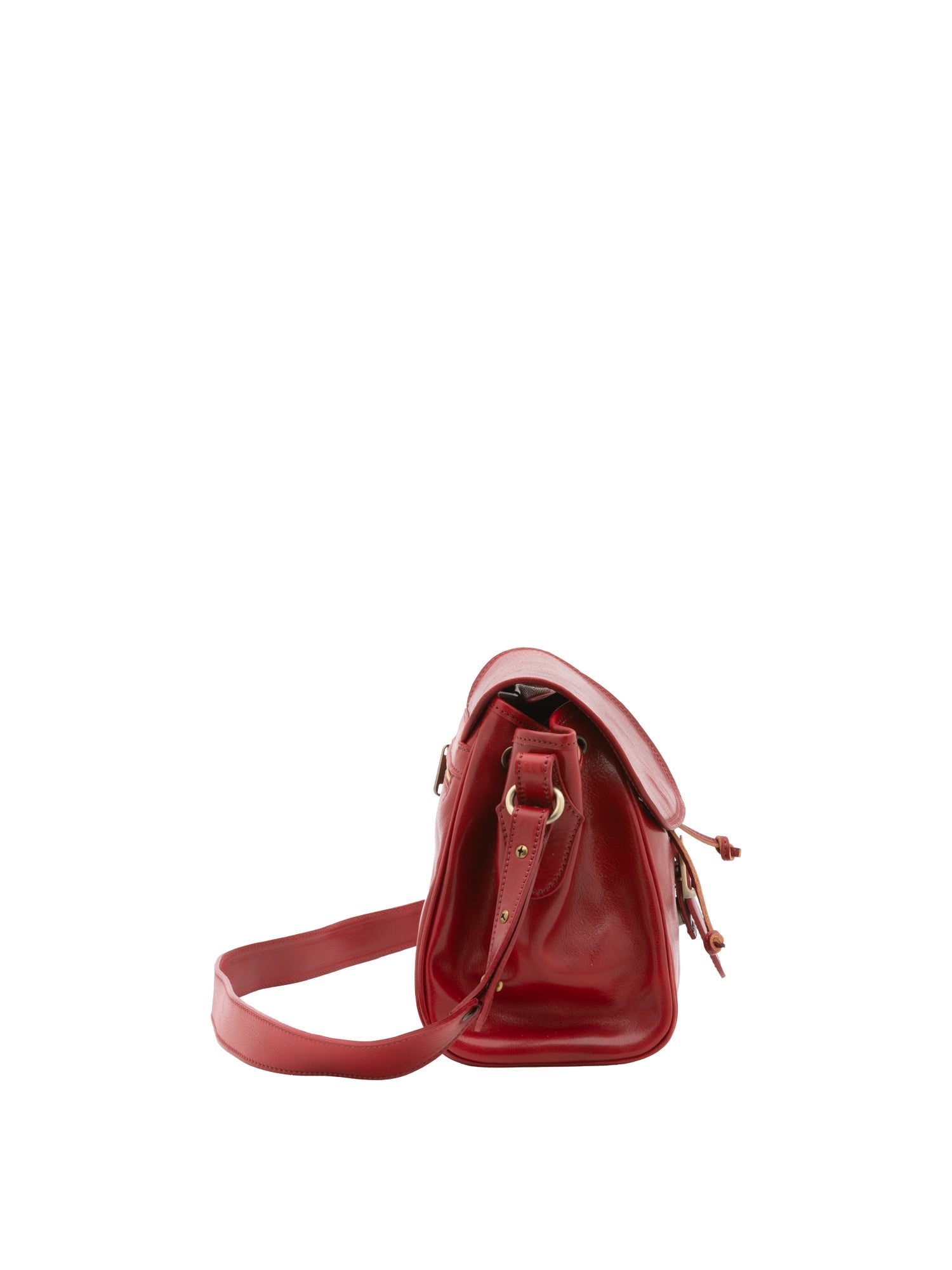 Borsa a secchiello da donna Vera pelle 5531-Rosso I Fratelli