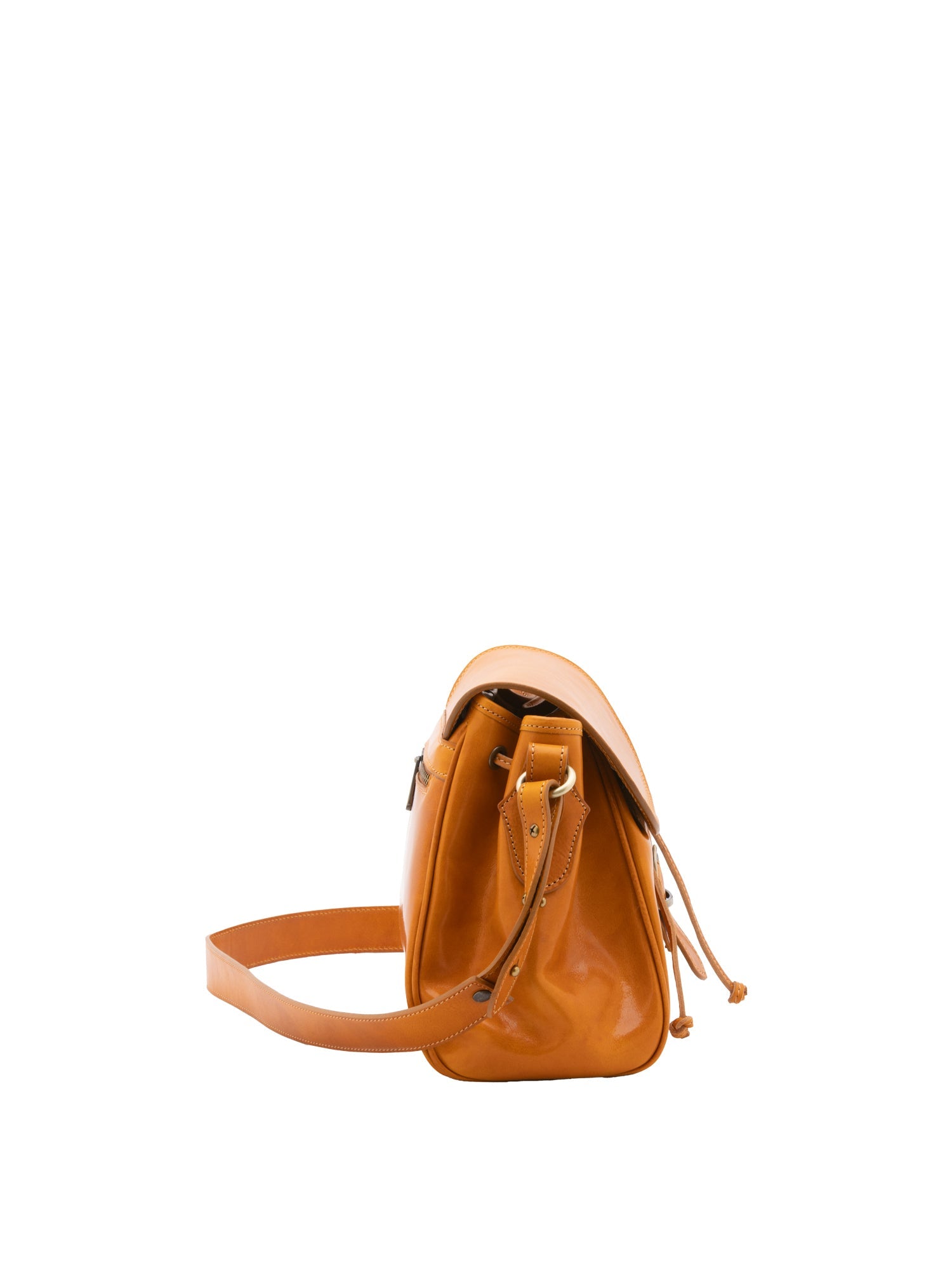 Borsa a secchiello da donna Vera pelle 5531-Senape I Fratelli