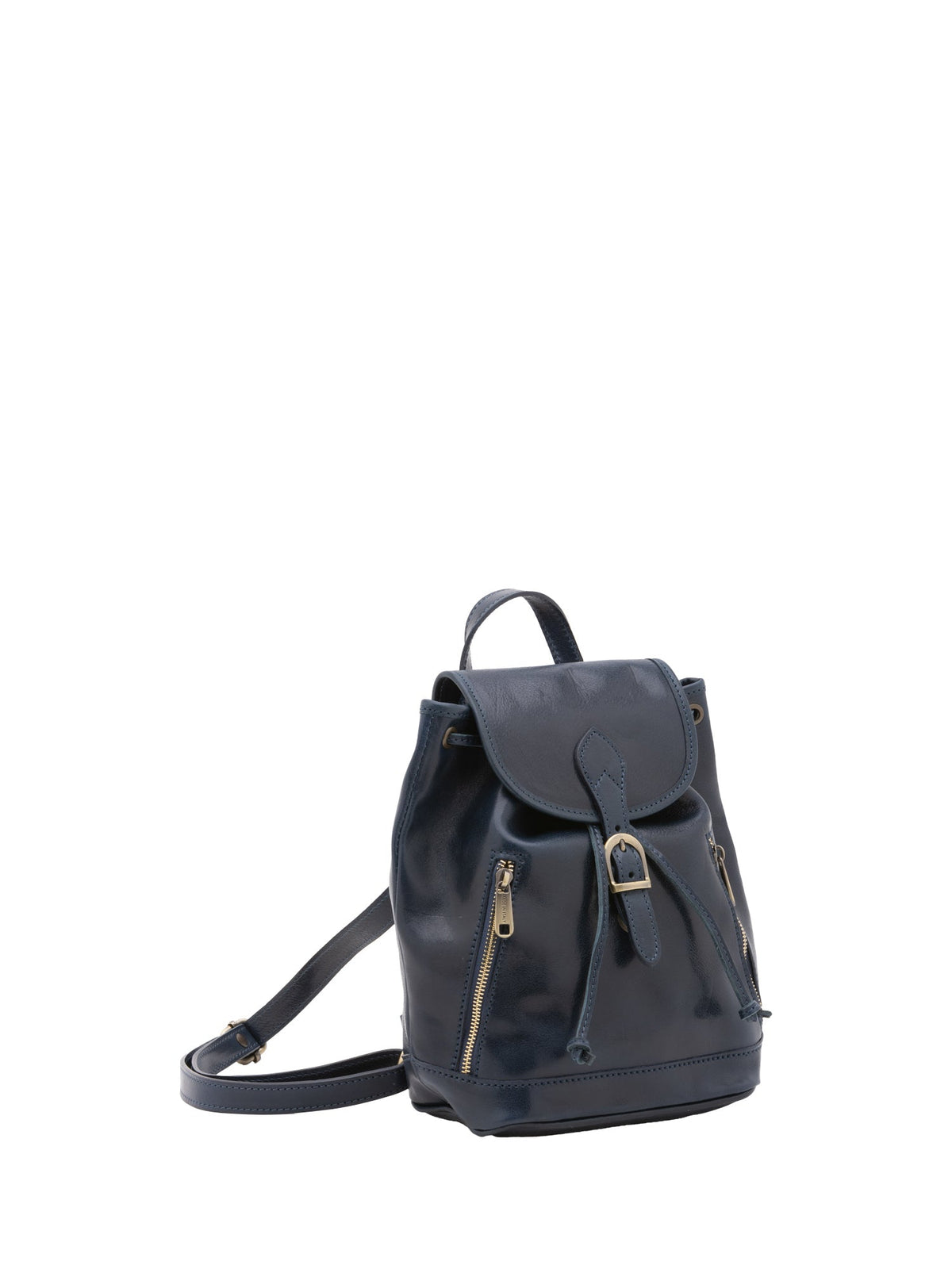 Borsa a spalla da donna Vera pelle 5532-Blu I Fratelli