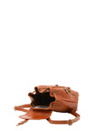 Borsa a spalla da donna Vera pelle 5532-Cognac I Fratelli
