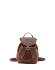 Borsa a spalla da donna Vera pelle 5532-Marrone I Fratelli