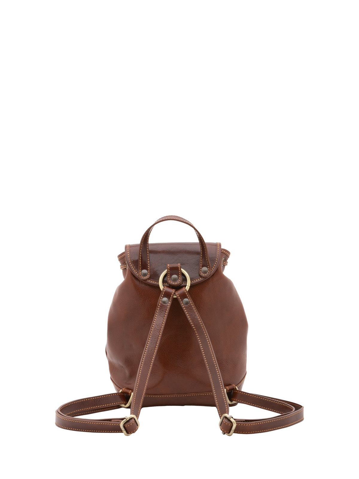 Borsa a spalla da donna Vera pelle 5532-Marrone I Fratelli
