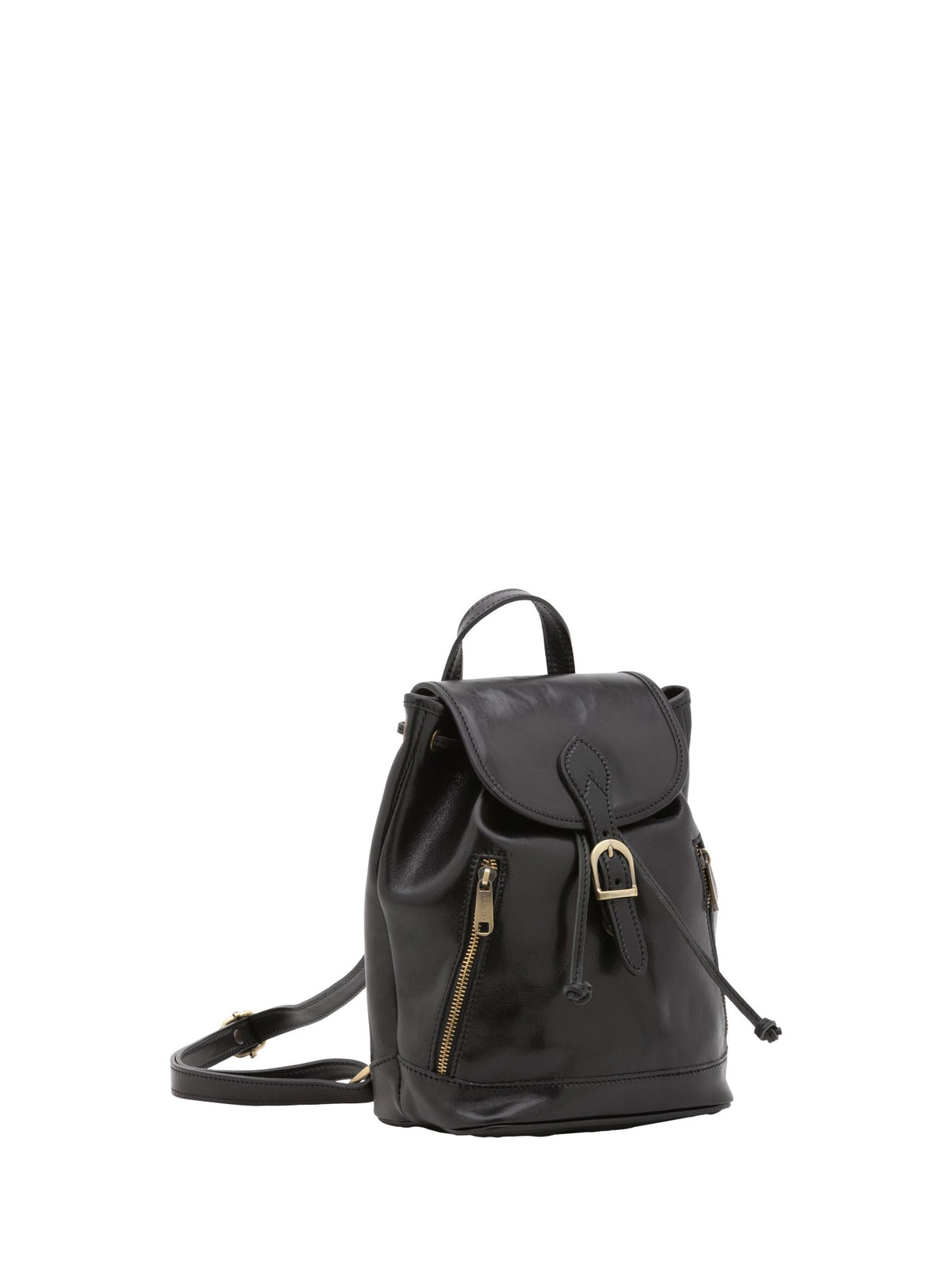 Borsa a spalla da donna Vera pelle 5532-Nero I Fratelli