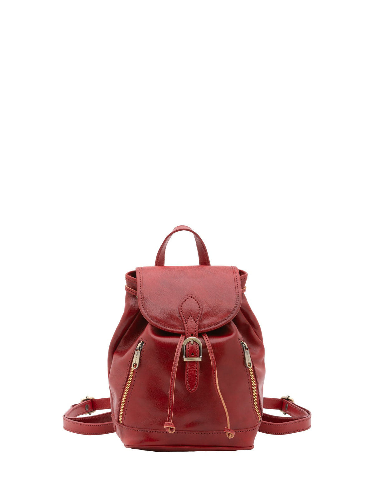 Borsa a spalla da donna Vera pelle 5532-Rosso I Fratelli
