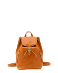 Borsa a spalla da donna 100% pelle artigianale 5533-Senape I Fratelli
