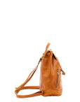 Borsa a spalla da donna 100% pelle artigianale 5533-Senape I Fratelli