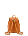 Borsa a spalla da donna 100% pelle artigianale 5533-Senape I Fratelli