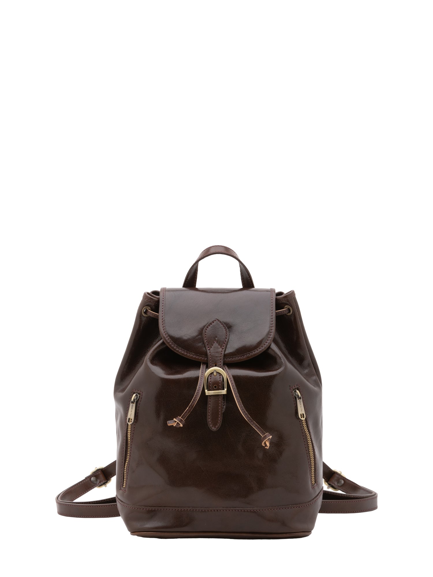 Borsa a spalla da donna 100% pelle artigianale 5533-Tmoro I Fratelli