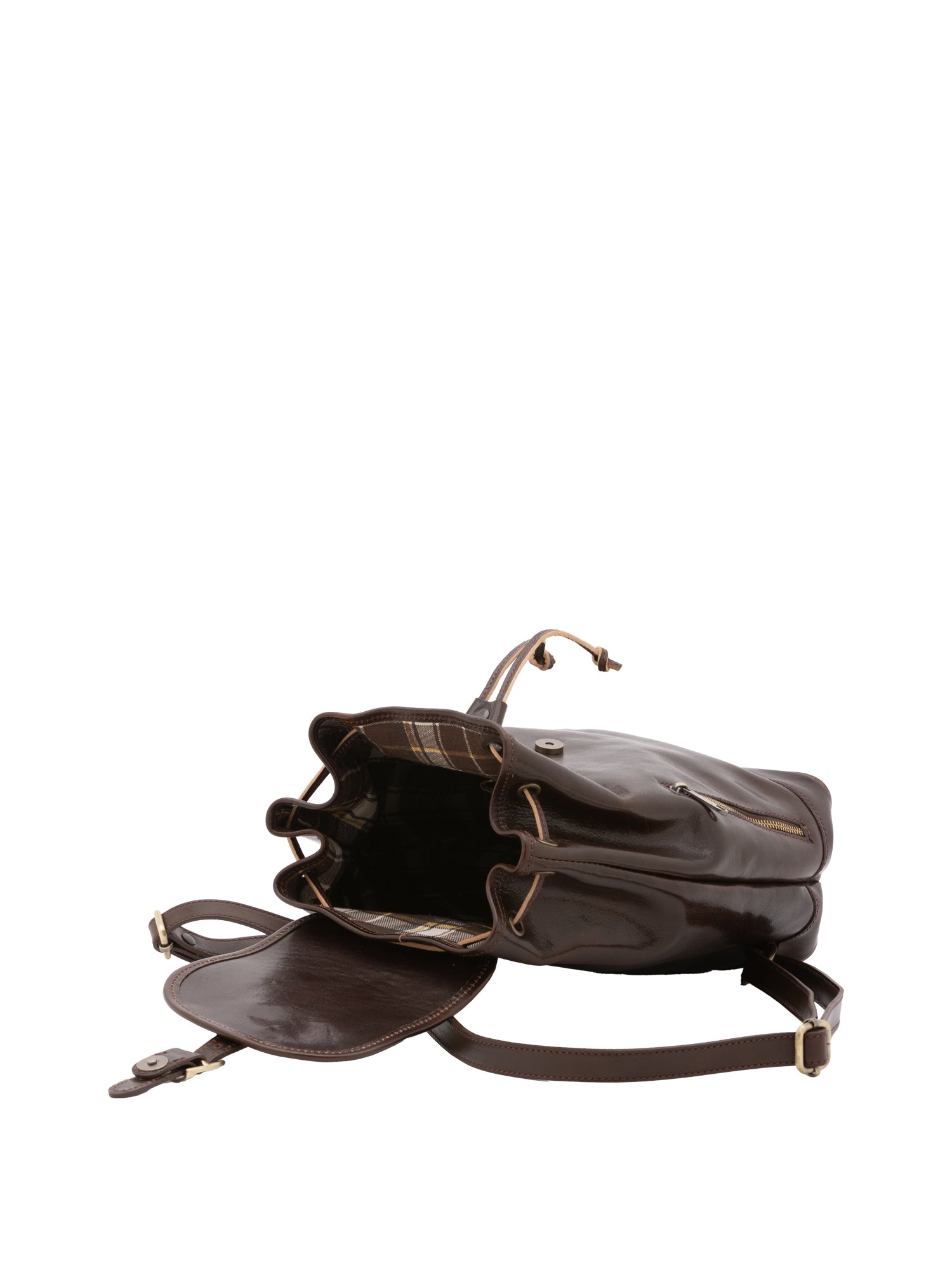 Borsa a spalla da donna 100% pelle artigianale 5533-Tmoro I Fratelli