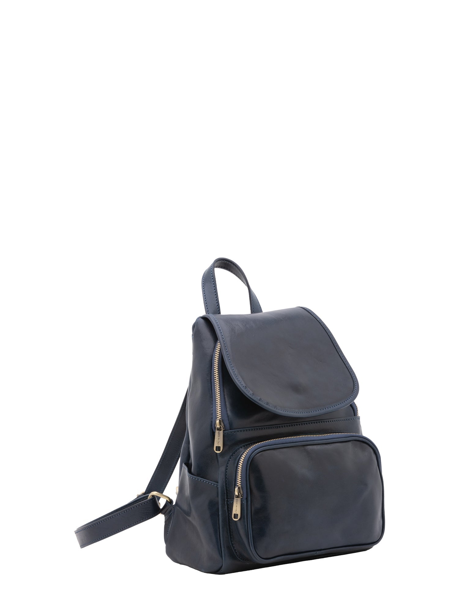Borsa a spalla da donna Vera pelle 5534-Blu I Fratelli