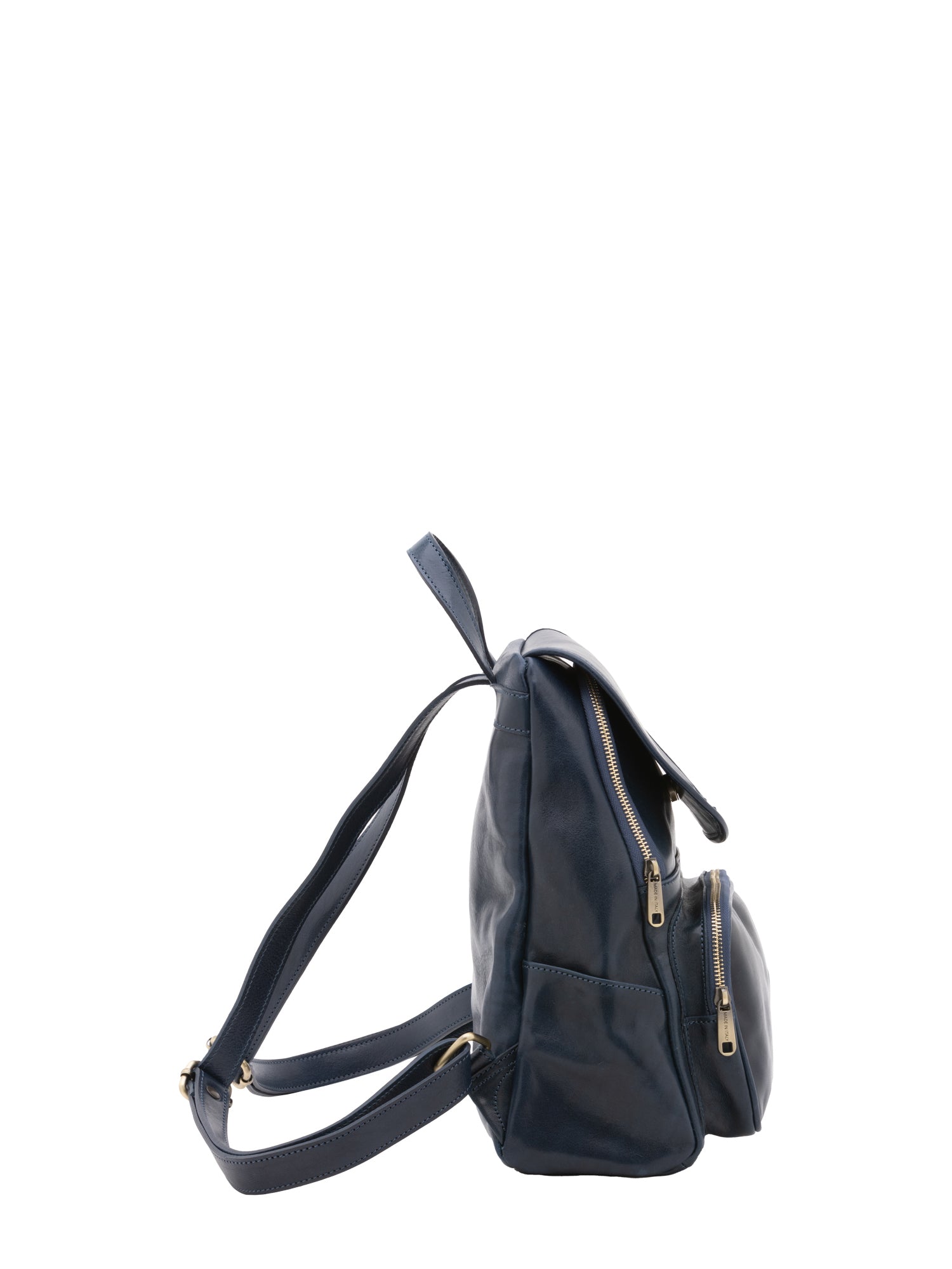 Borsa a spalla da donna Vera pelle 5534-Blu I Fratelli