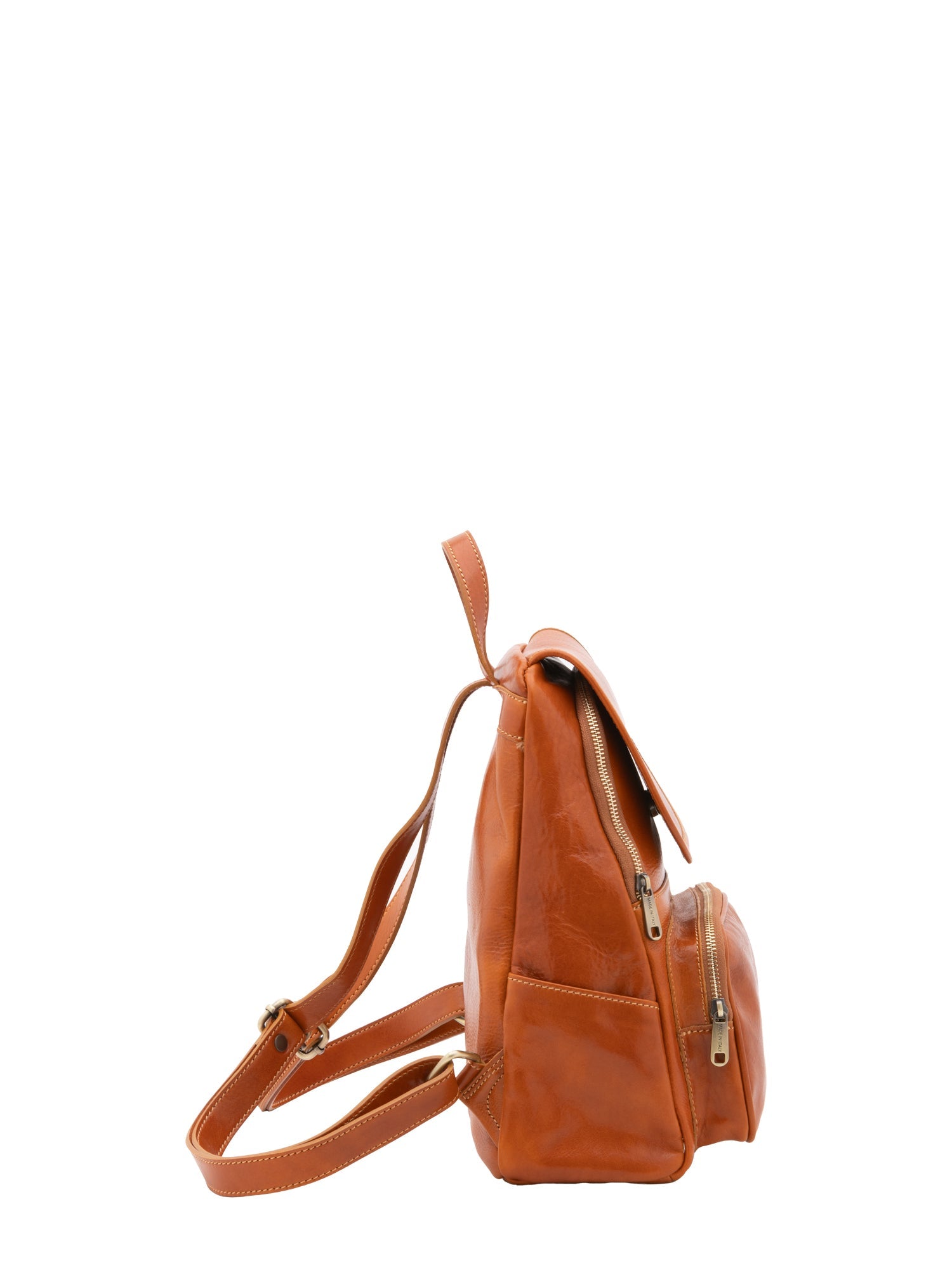 Borsa a spalla da donna Vera pelle 5534-Cognac I Fratelli